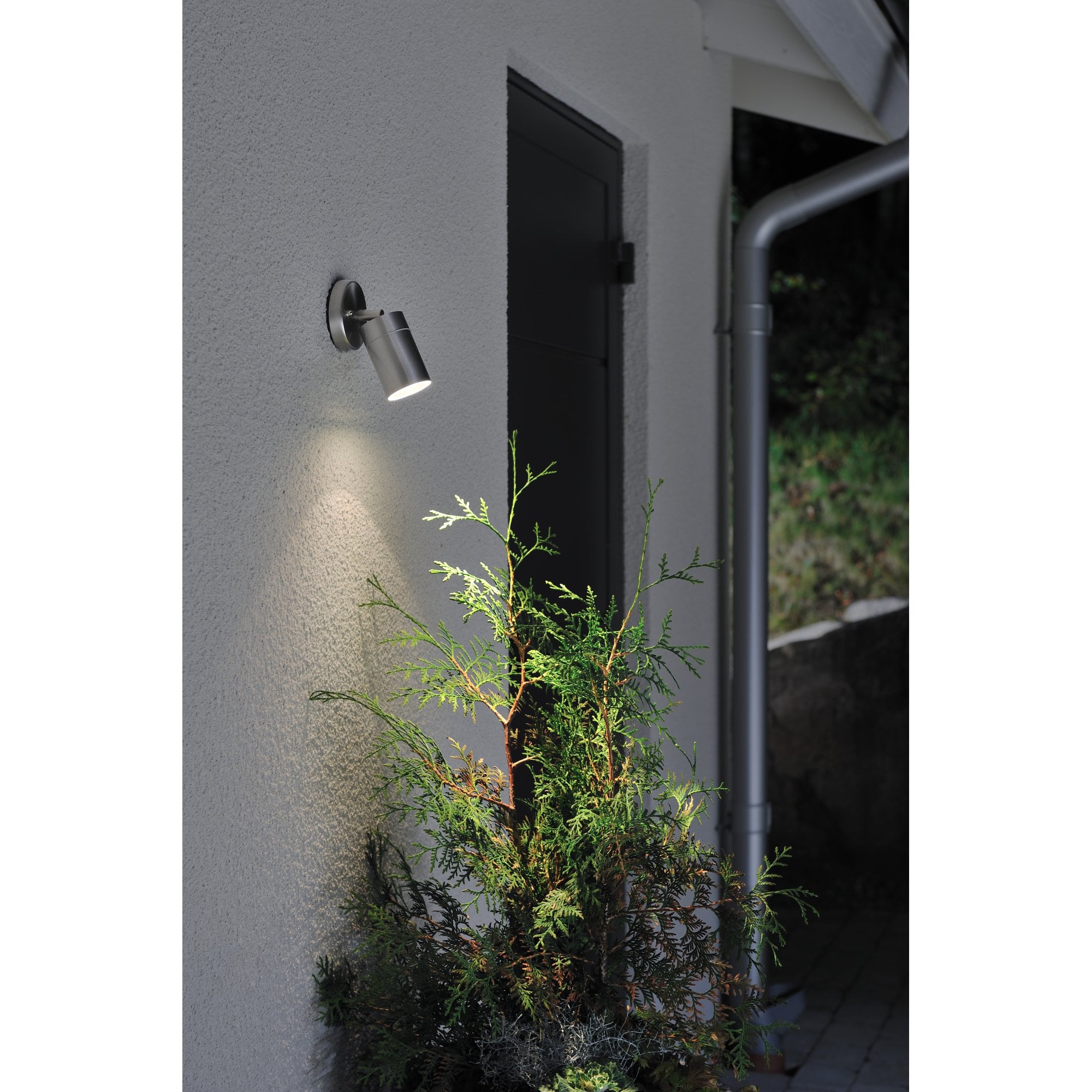 Konstsmide Modena Adjustable Wall Light - Stainless Steel