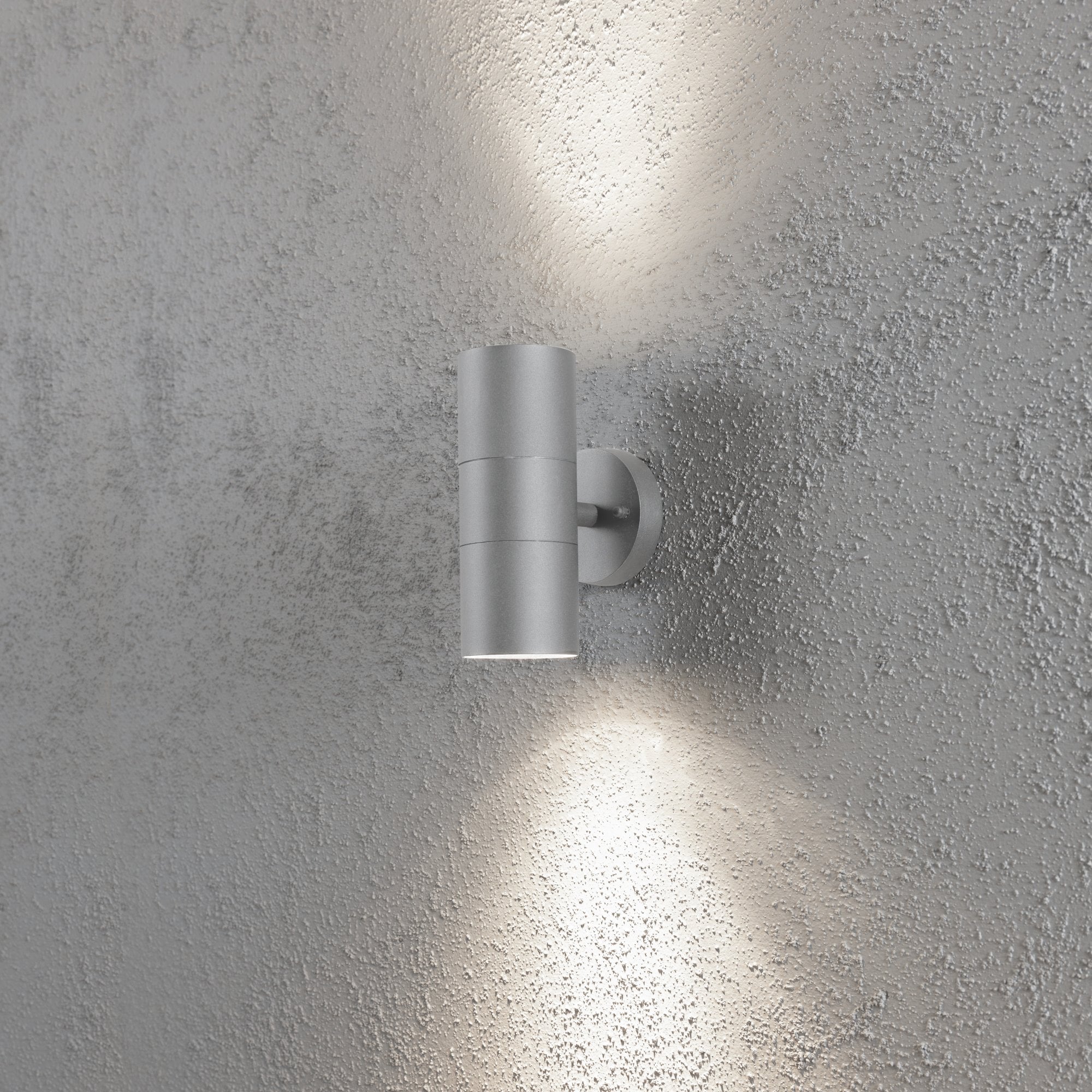 Konstsmide Modena 19.5cm Up/Down Wall Light - Grey