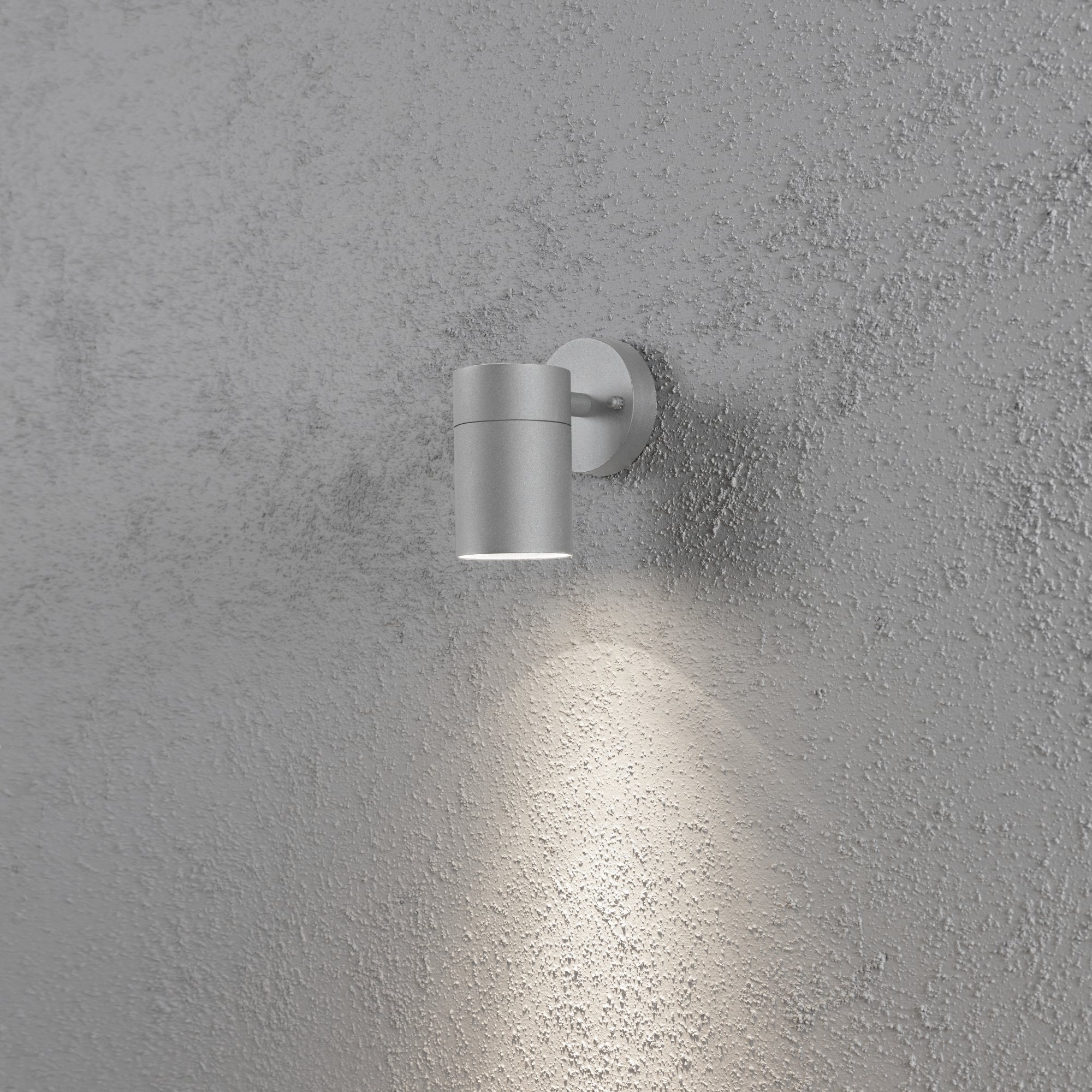 Konstsmide Modena 12cm Down Wall Light - Grey
