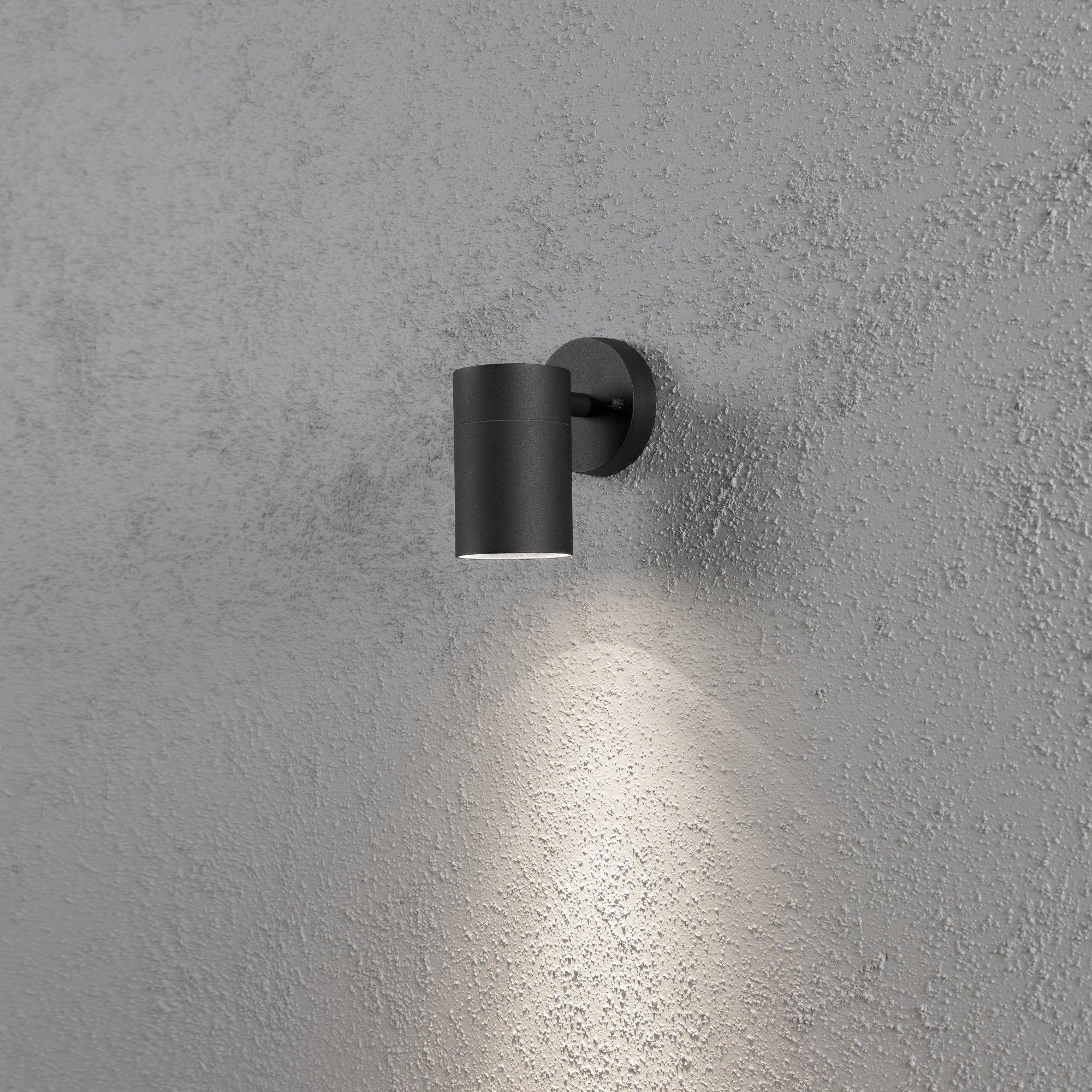 Konstsmide Modena 12cm Down Wall Light - Matt Black