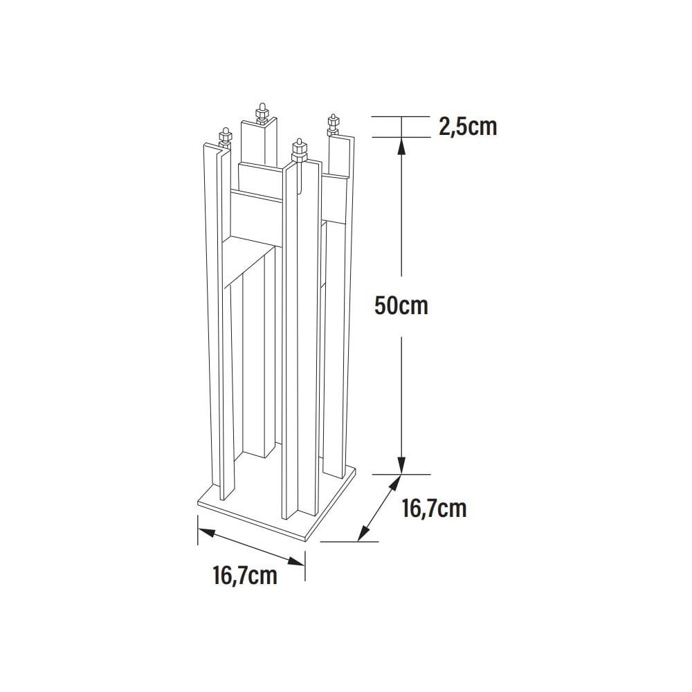 Konstsmide Sub-Base Fixture for Konstsmide Classic Poles
