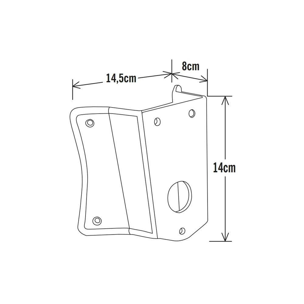 Konstsmide Corner Bracket - Matt White