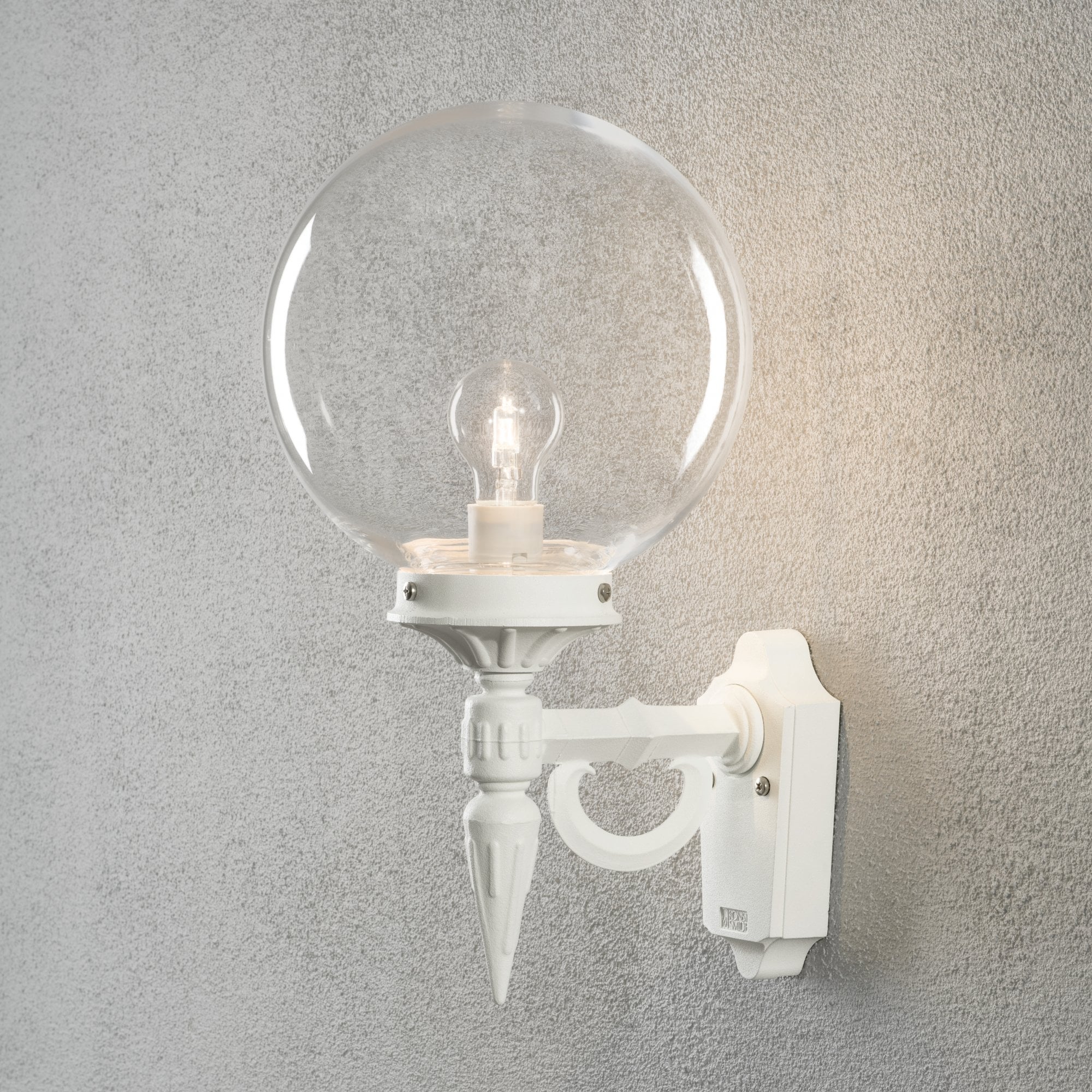 Konstsmide Orion Wall Light - Matt White
