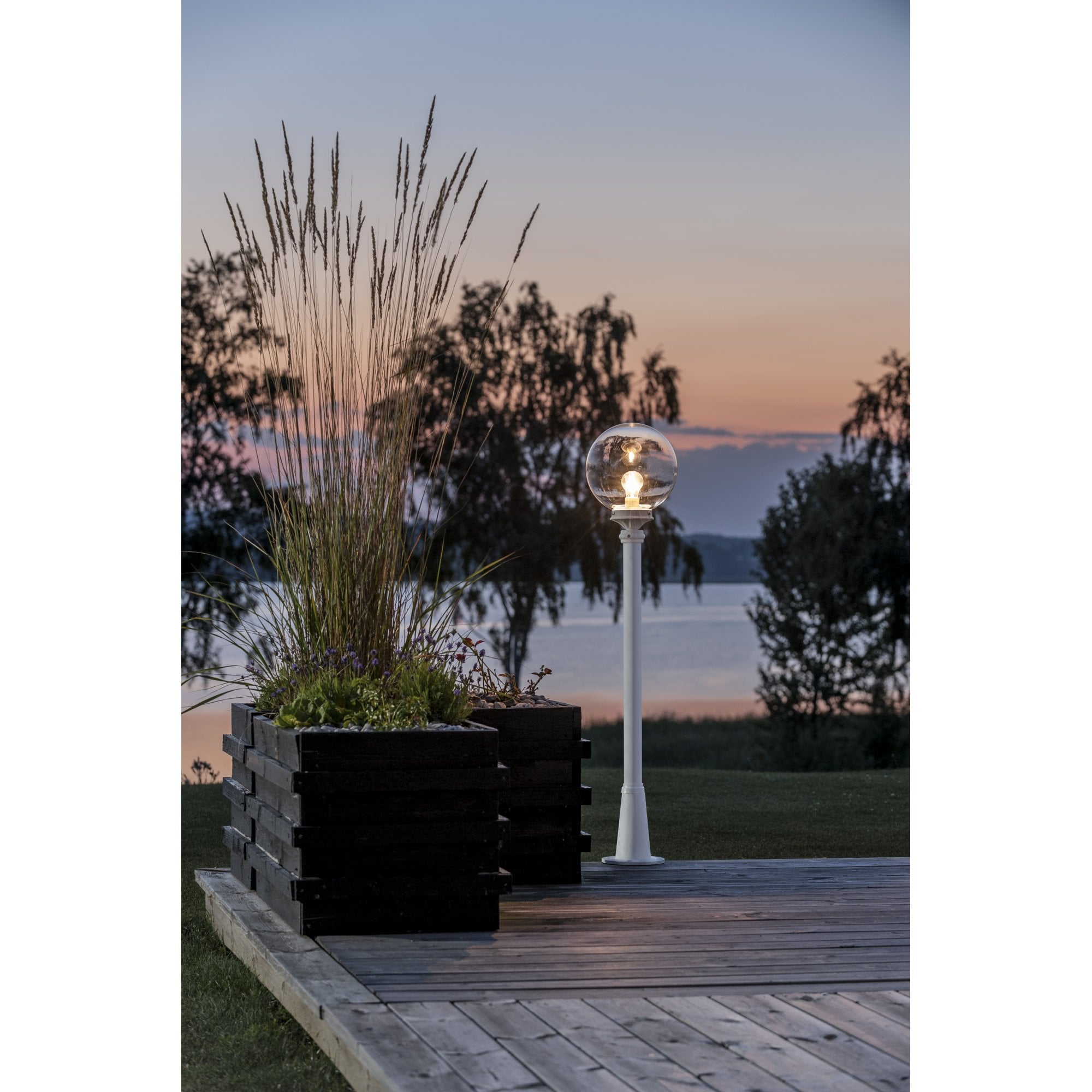 Konstsmide Orion Short Pole - Matt White