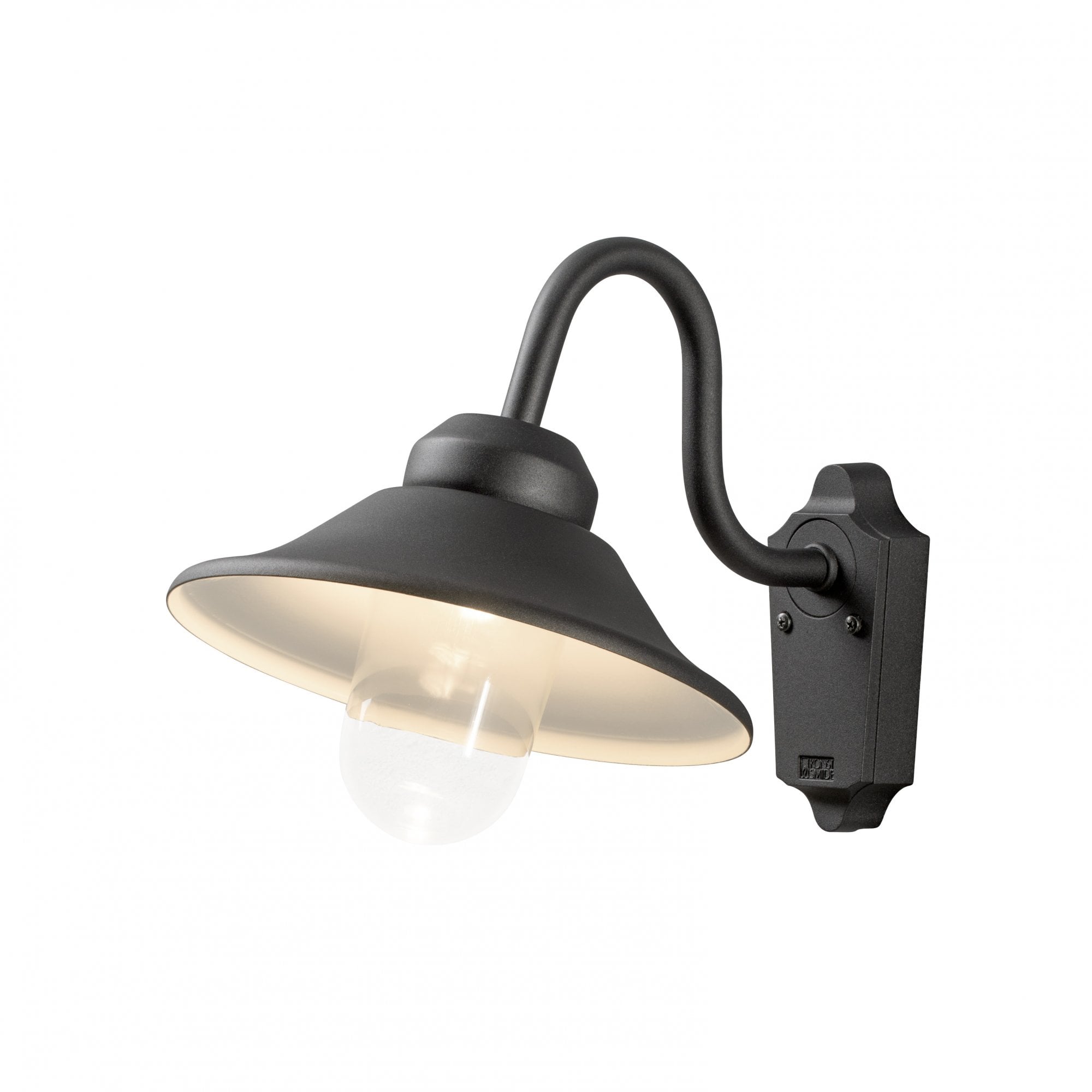 Konstsmide Vega LED Wall Light - Matt Black