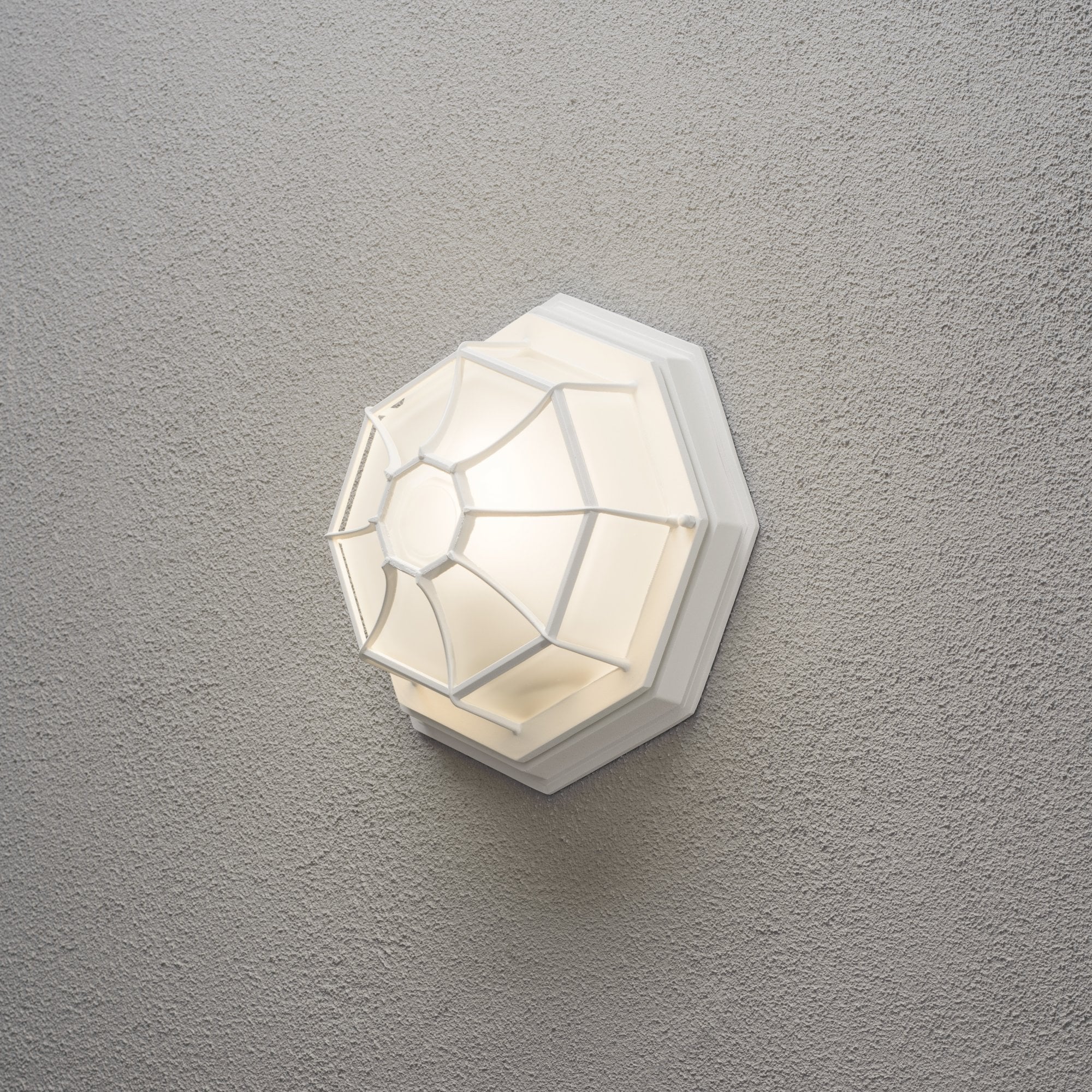 Konstsmide Budget Flush Fitting - Matt White