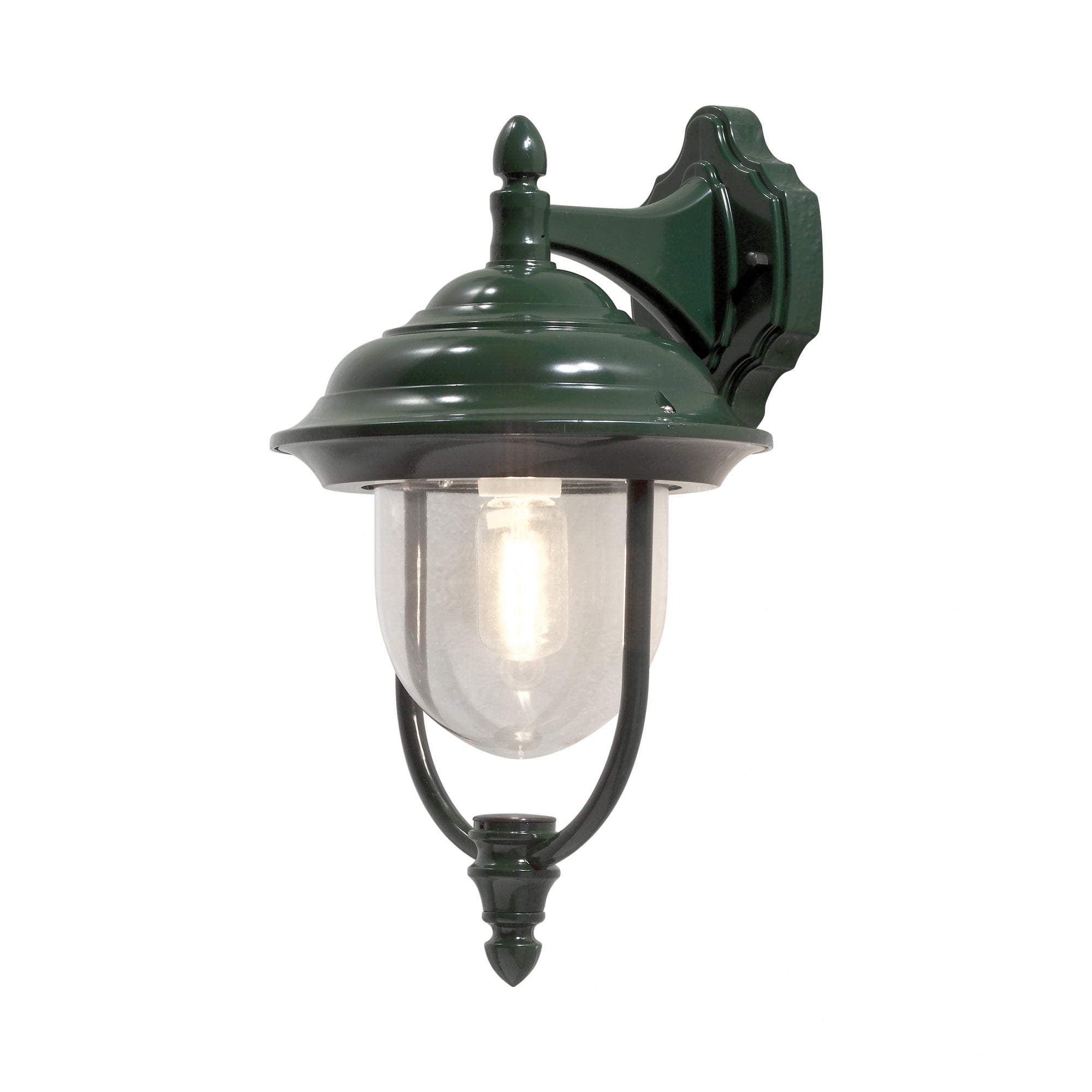 Konstsmide Parma Down Wall Light - Green