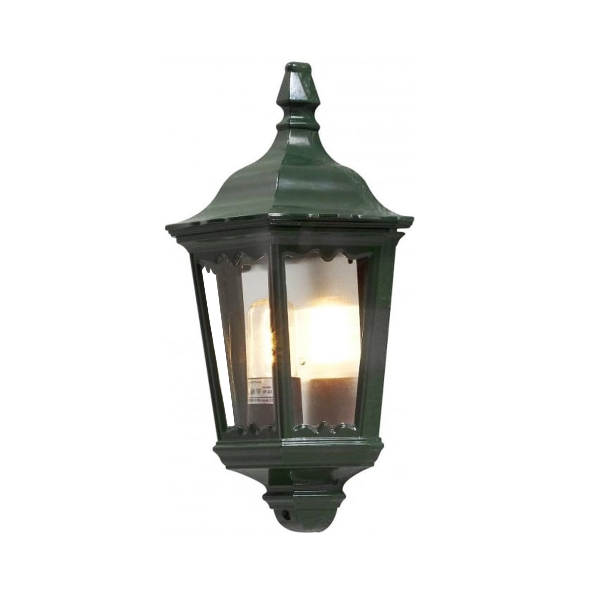 Konstsmide Firenze Flush Half Lantern - Green