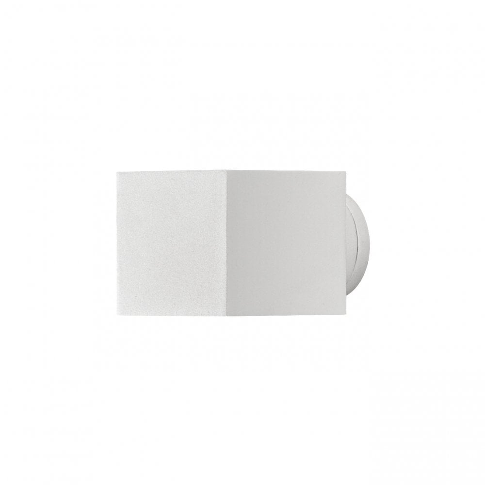 Konstsmide Modena Square Wall Light - Matt White