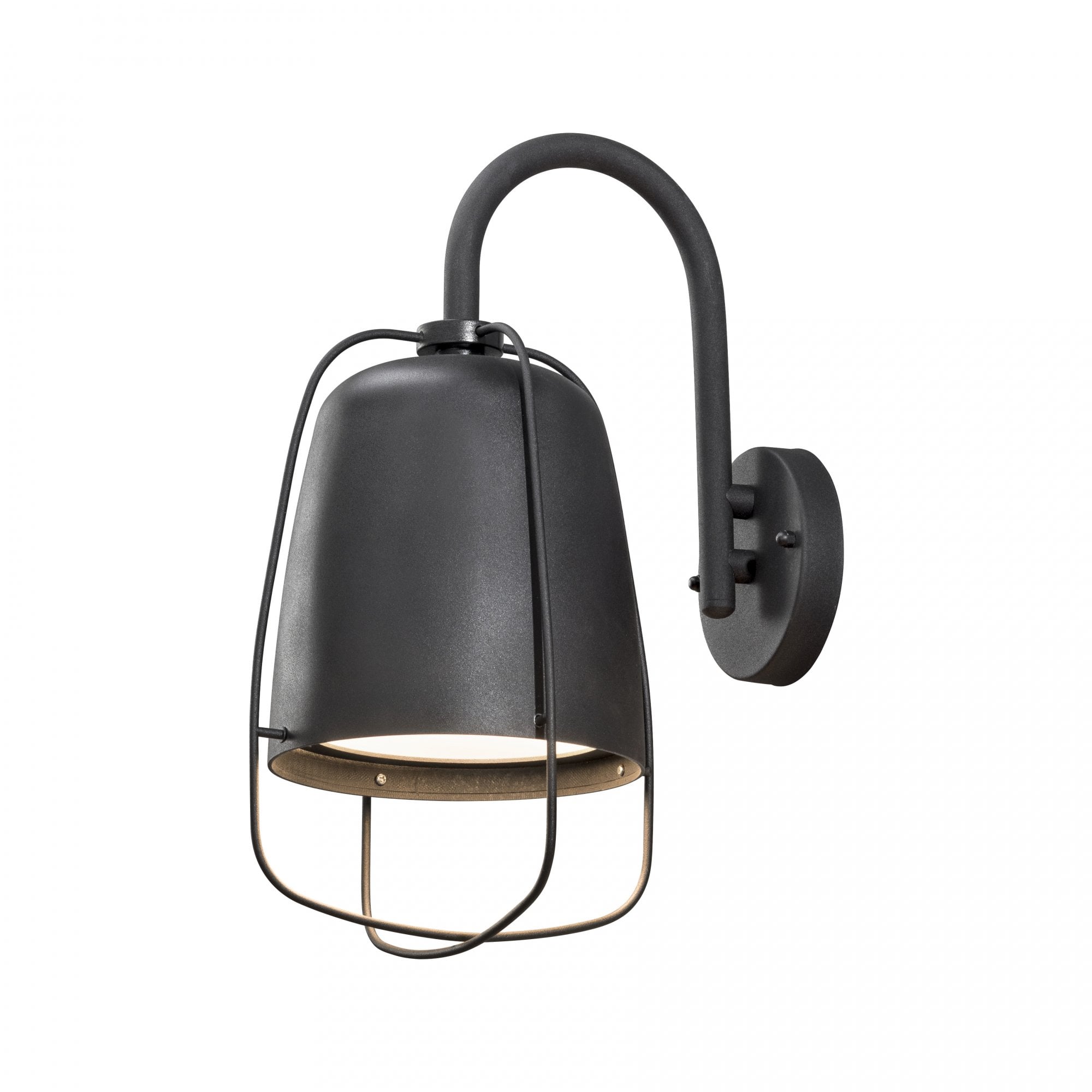 Konstsmide Perugia Wall Light - Matt Black