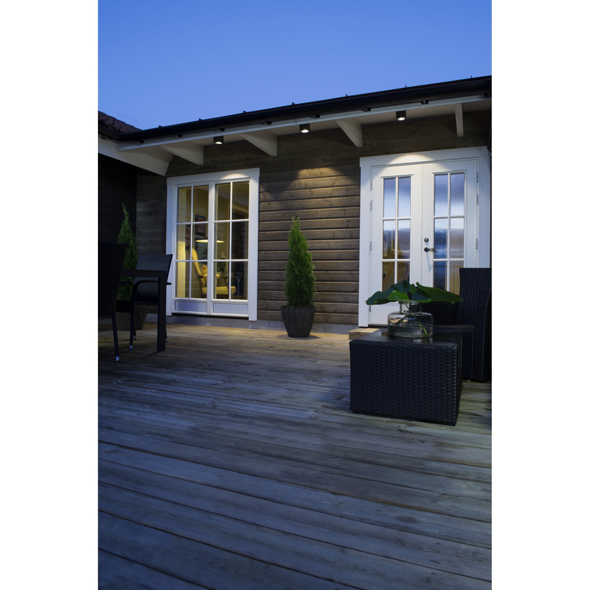 Konstsmide Cesena LED Ceiling Light - Anthracite