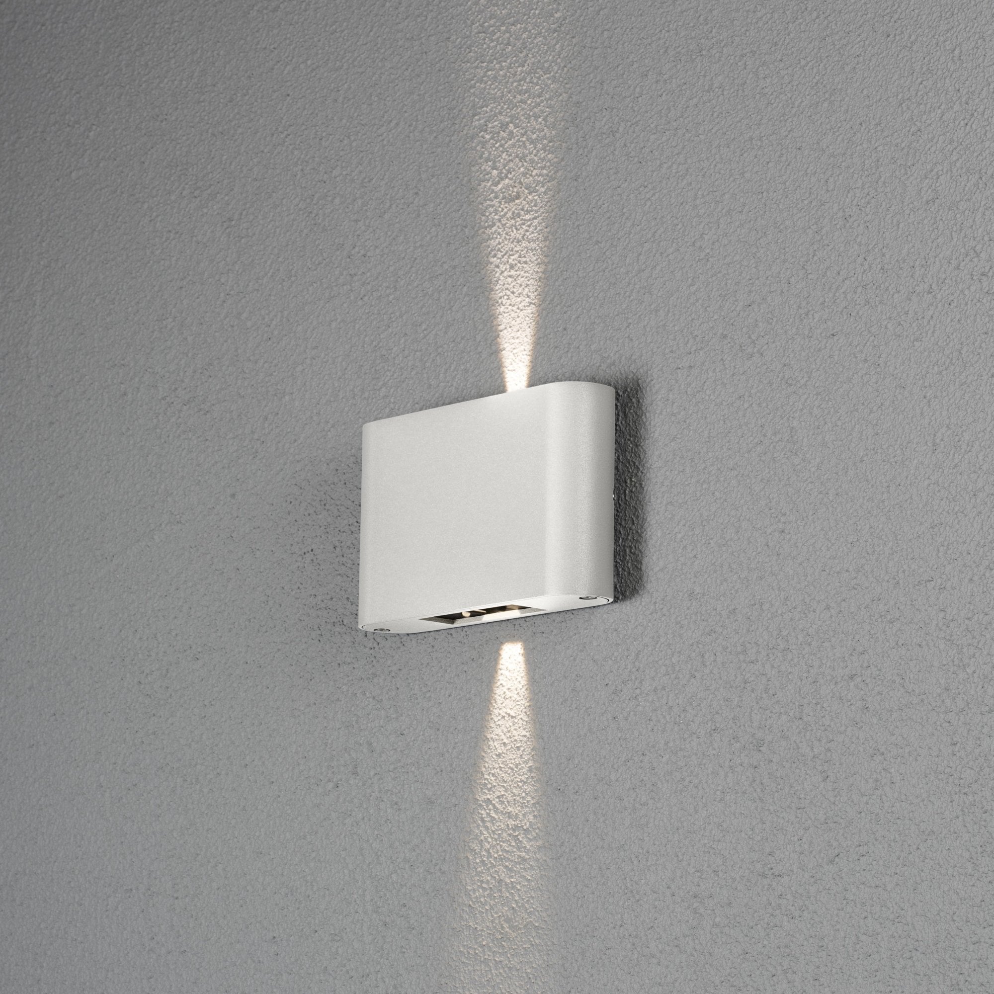 Konstsmide Chieri 11.5cm Oblong LED Wall Light - Matt White