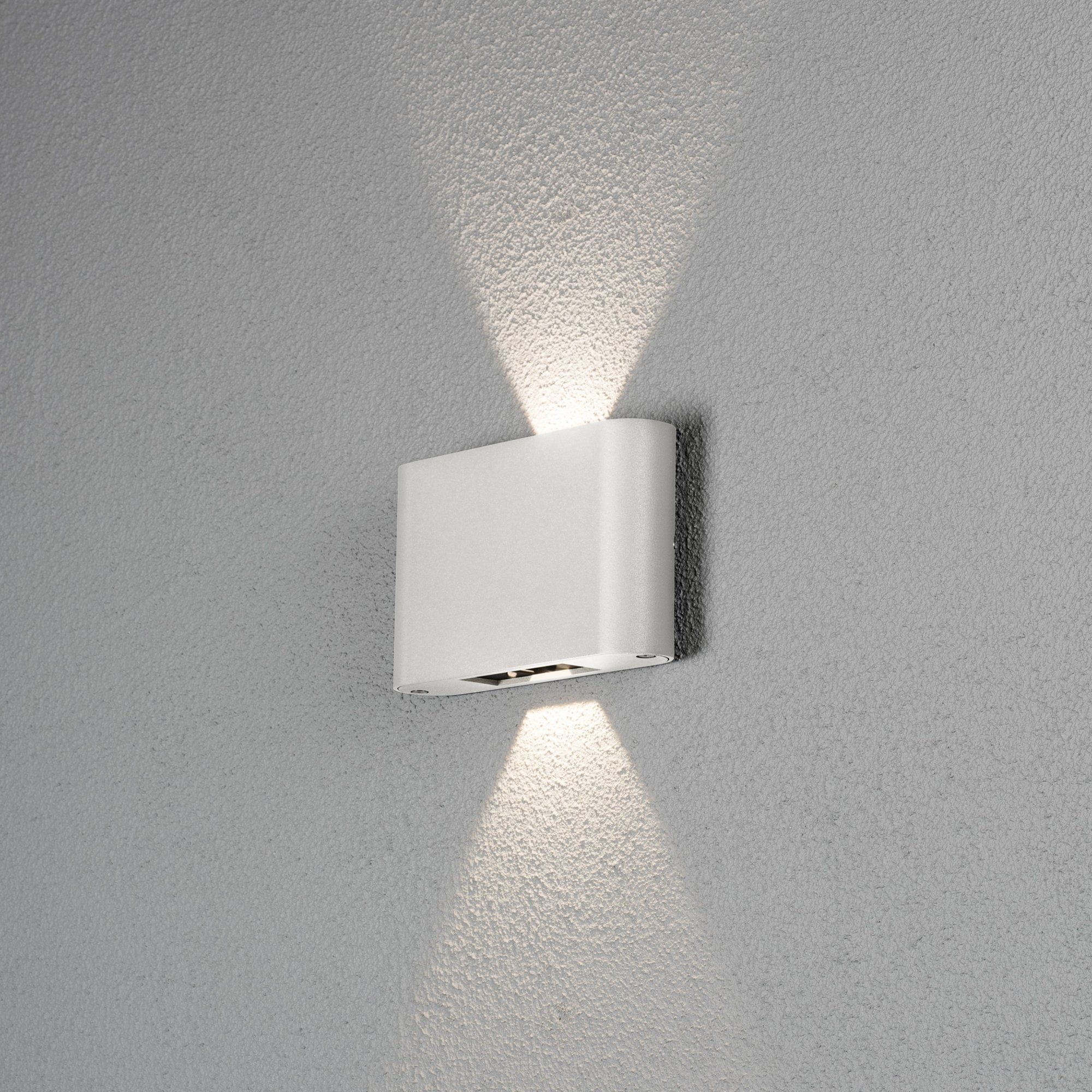 Konstsmide Chieri 11.5cm Oblong LED Wall Light - Matt White