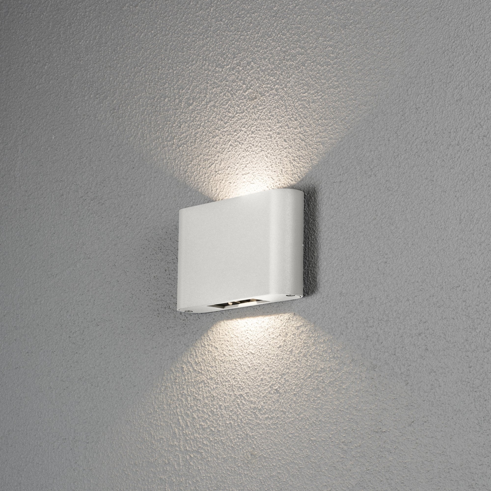 Konstsmide Chieri 11.5cm Oblong LED Wall Light - Matt White