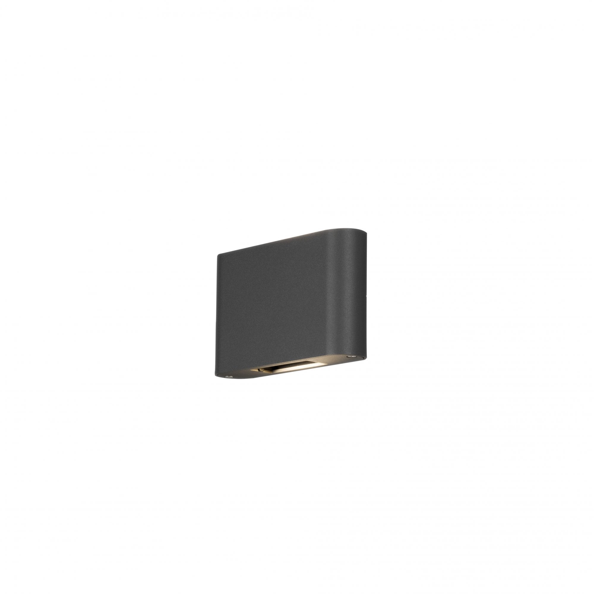 Konstsmide Chieri 11.5cm Oblong LED Wall Light - Anthracite