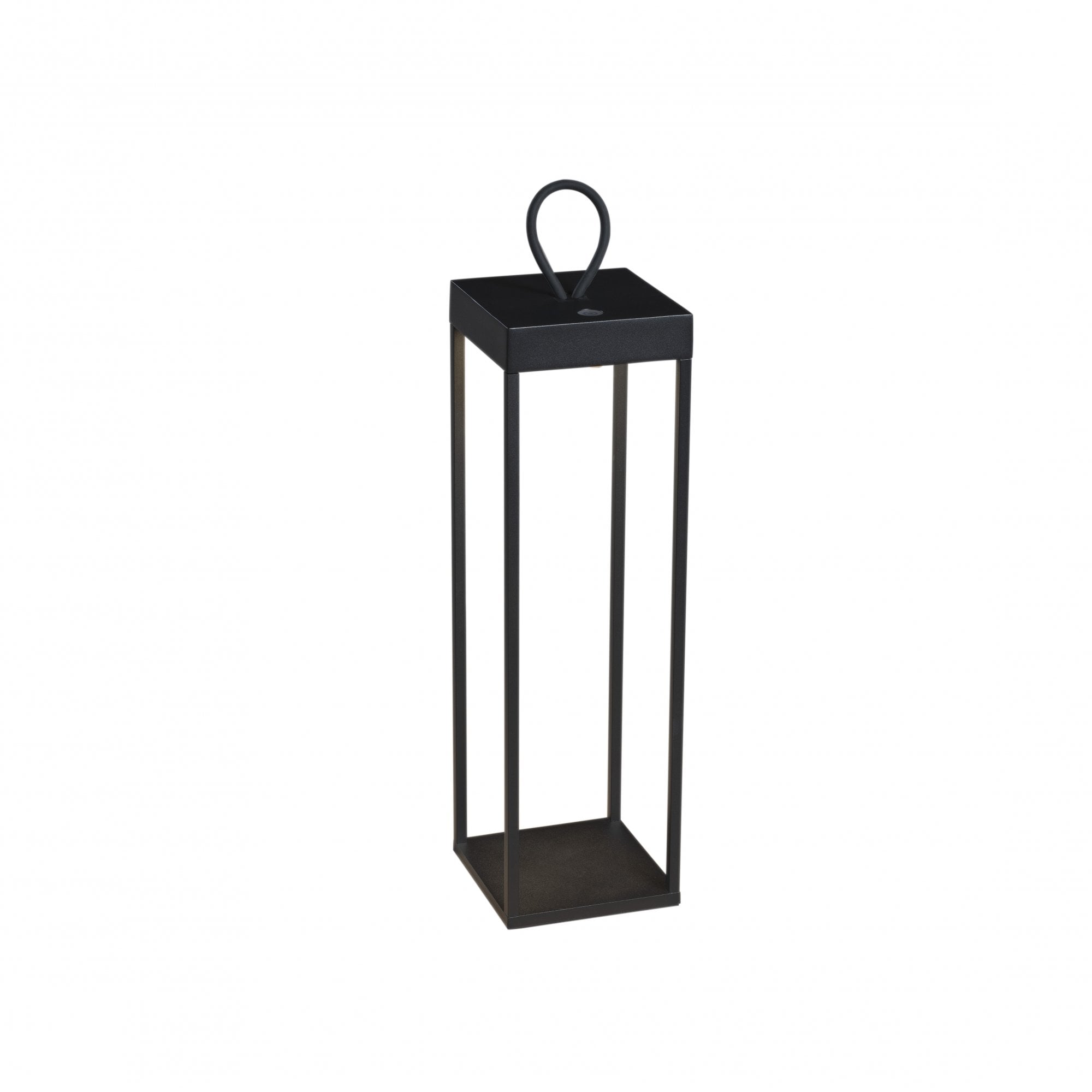 Konstsmide Ravello 50cm LED Lantern with USB - Matt Black