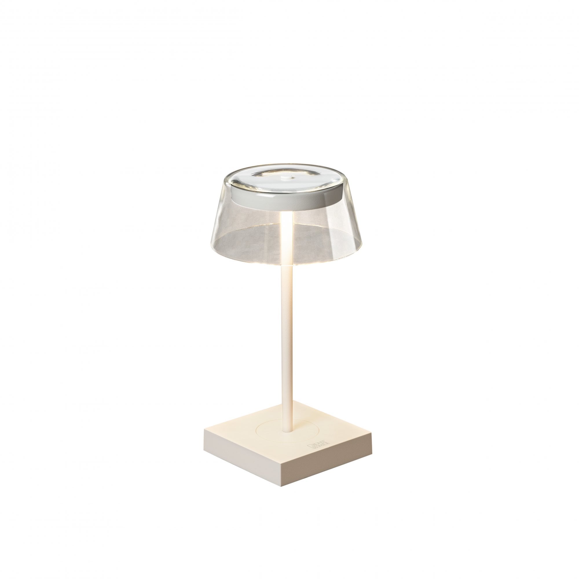 Konstsmide Scilla Table Lamp with USB - Matt White