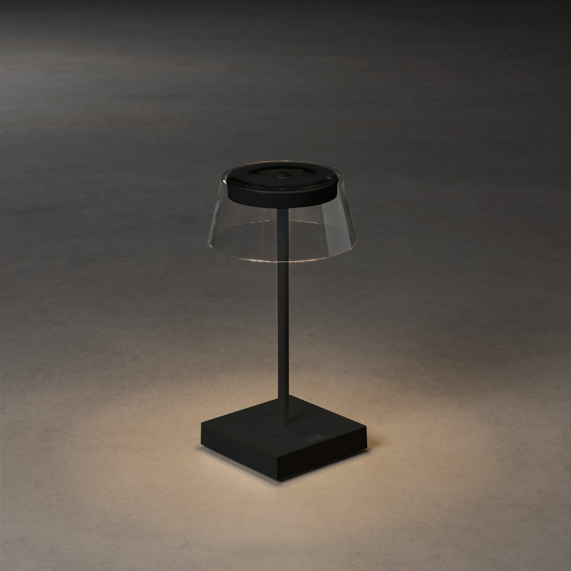 Konstsmide Scilla Table Lamp with USB - Matt Black