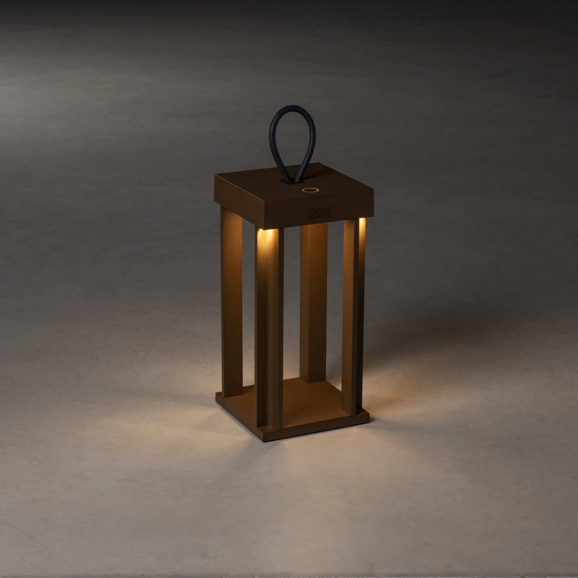 Konstsmide Cannes Outdoor Lantern With USB - Rust
