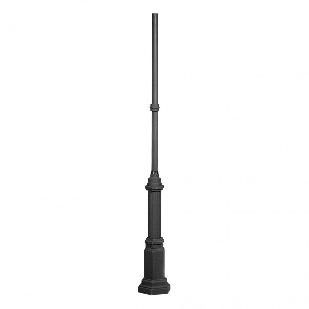 Konstsmide Hercules 2630mm Column - Matt Black - Base Only