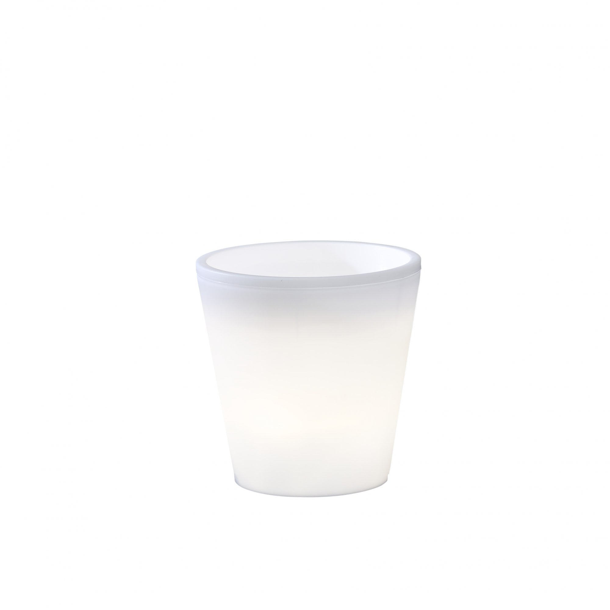 Konstsmide Assisi Small Plant Pot LED Table Light - White