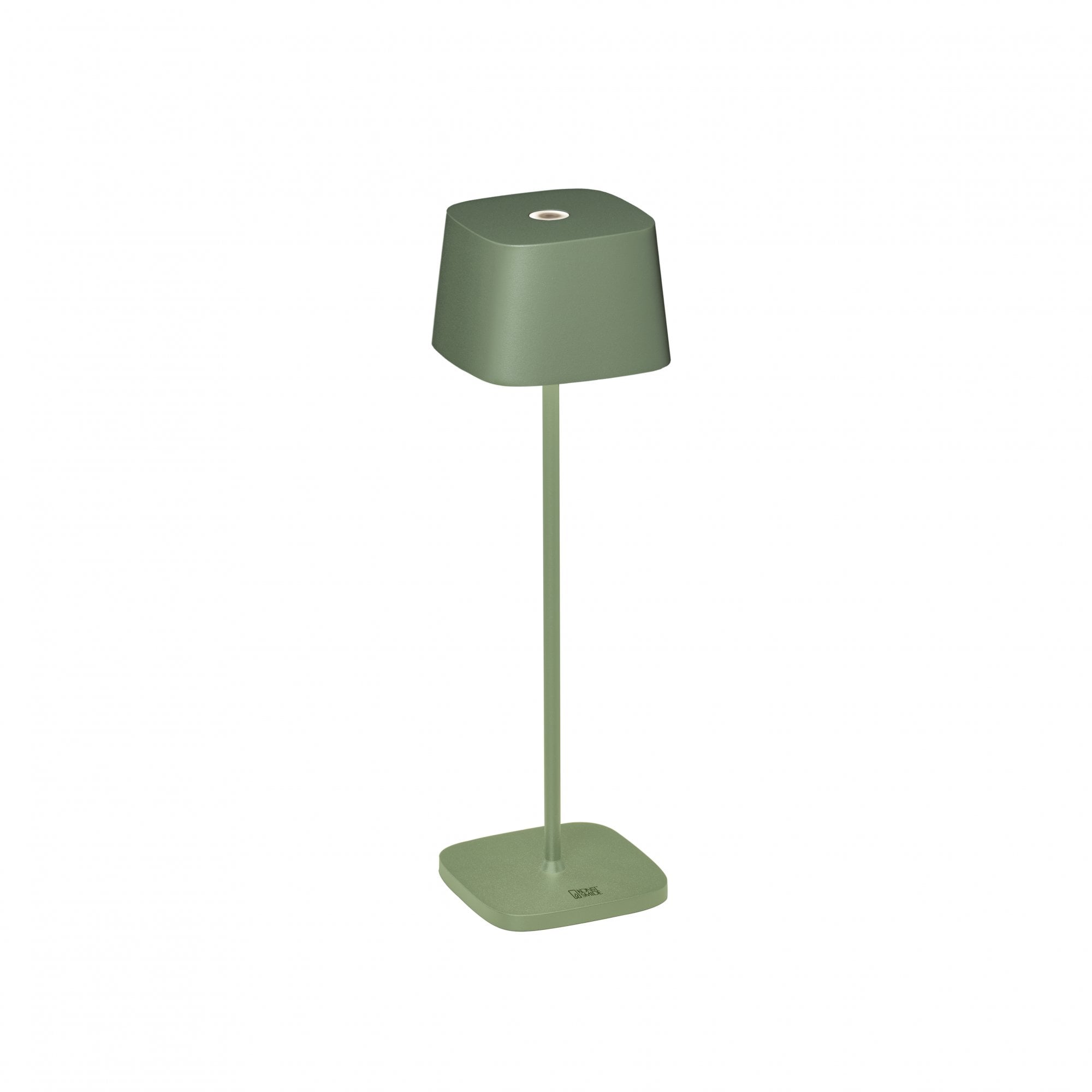 Konstsmide Capri LED Table Lamp with USB - Matt Green Grey