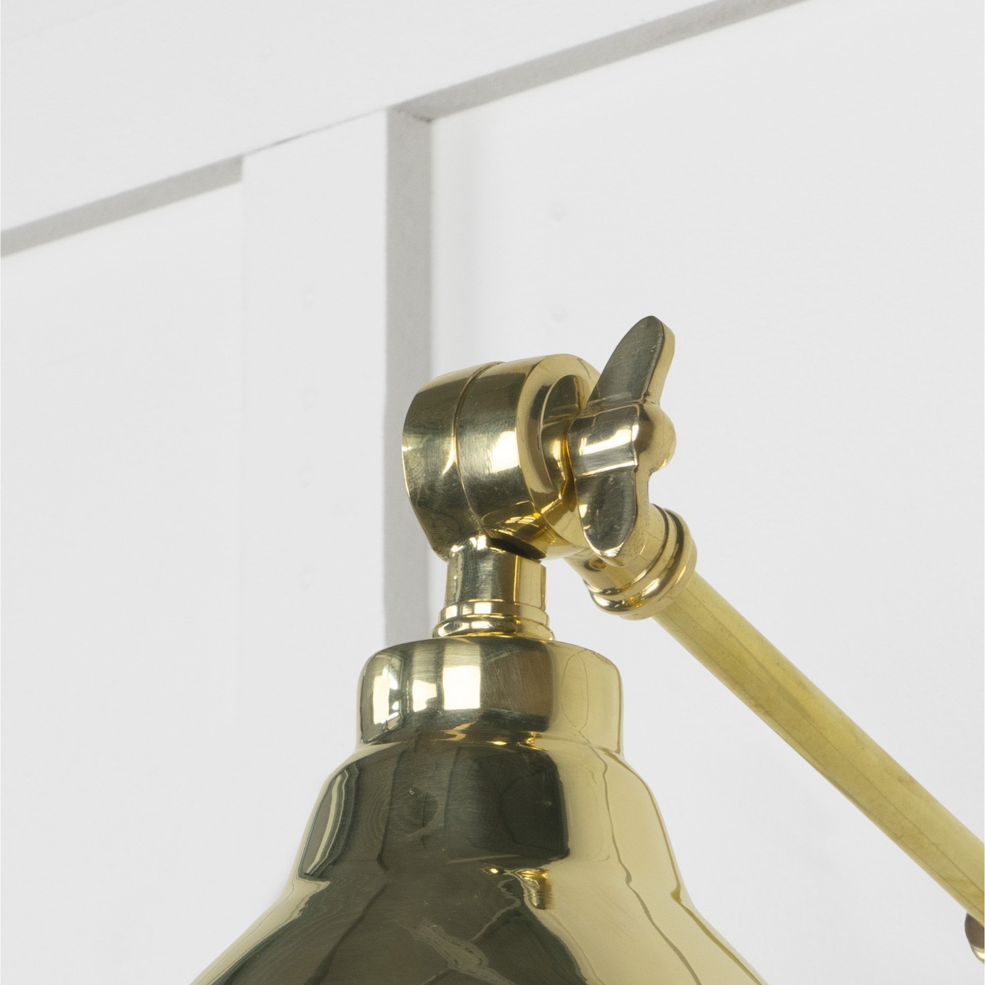 From The Anvil Smooth Brass Brindley Wall Light