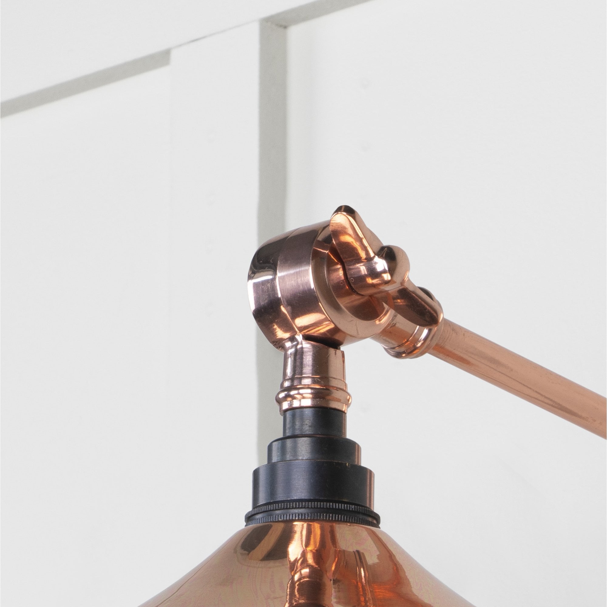 From The Anvil Smooth Copper Flora Wall Light