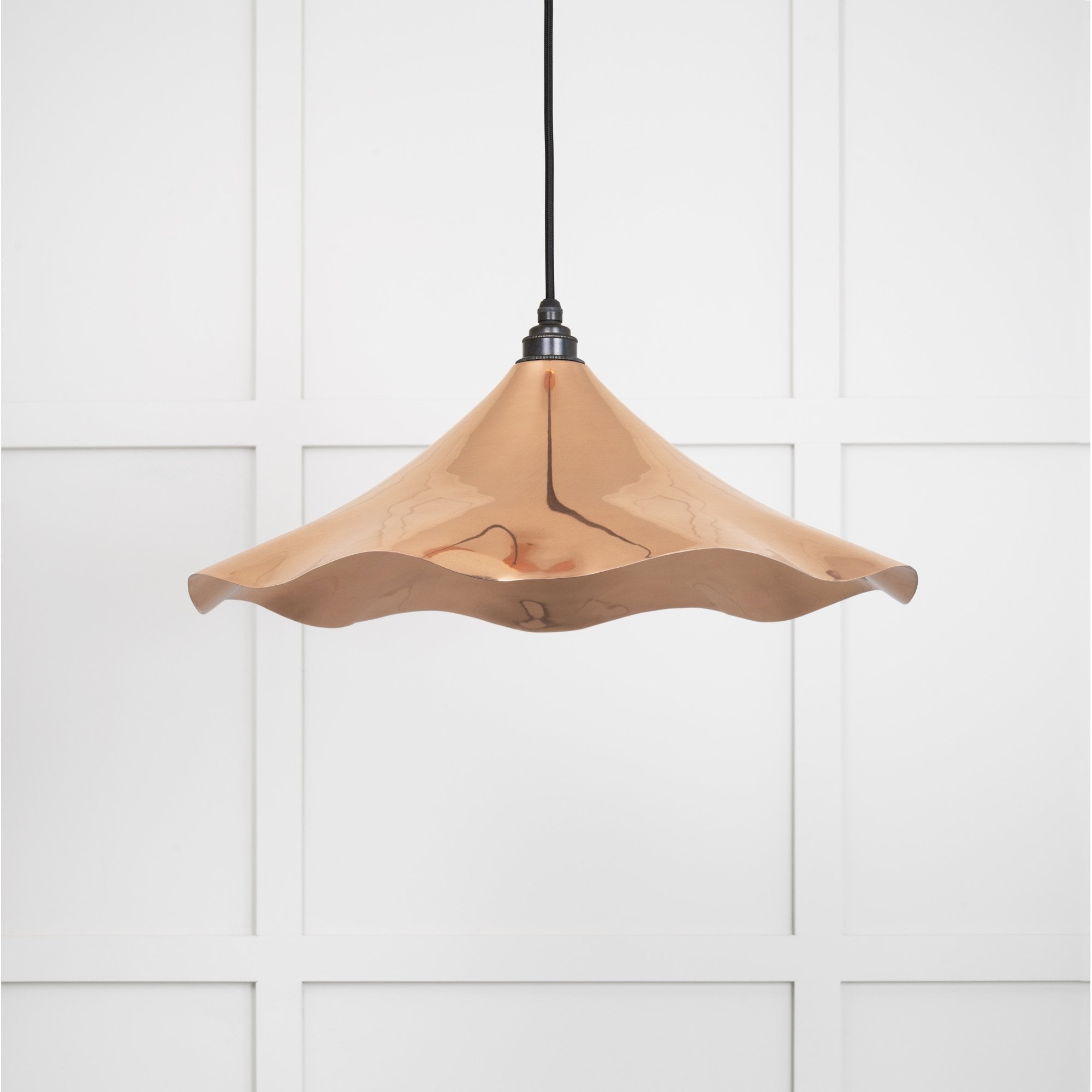 From The Anvil Smooth Copper Flora Pendant