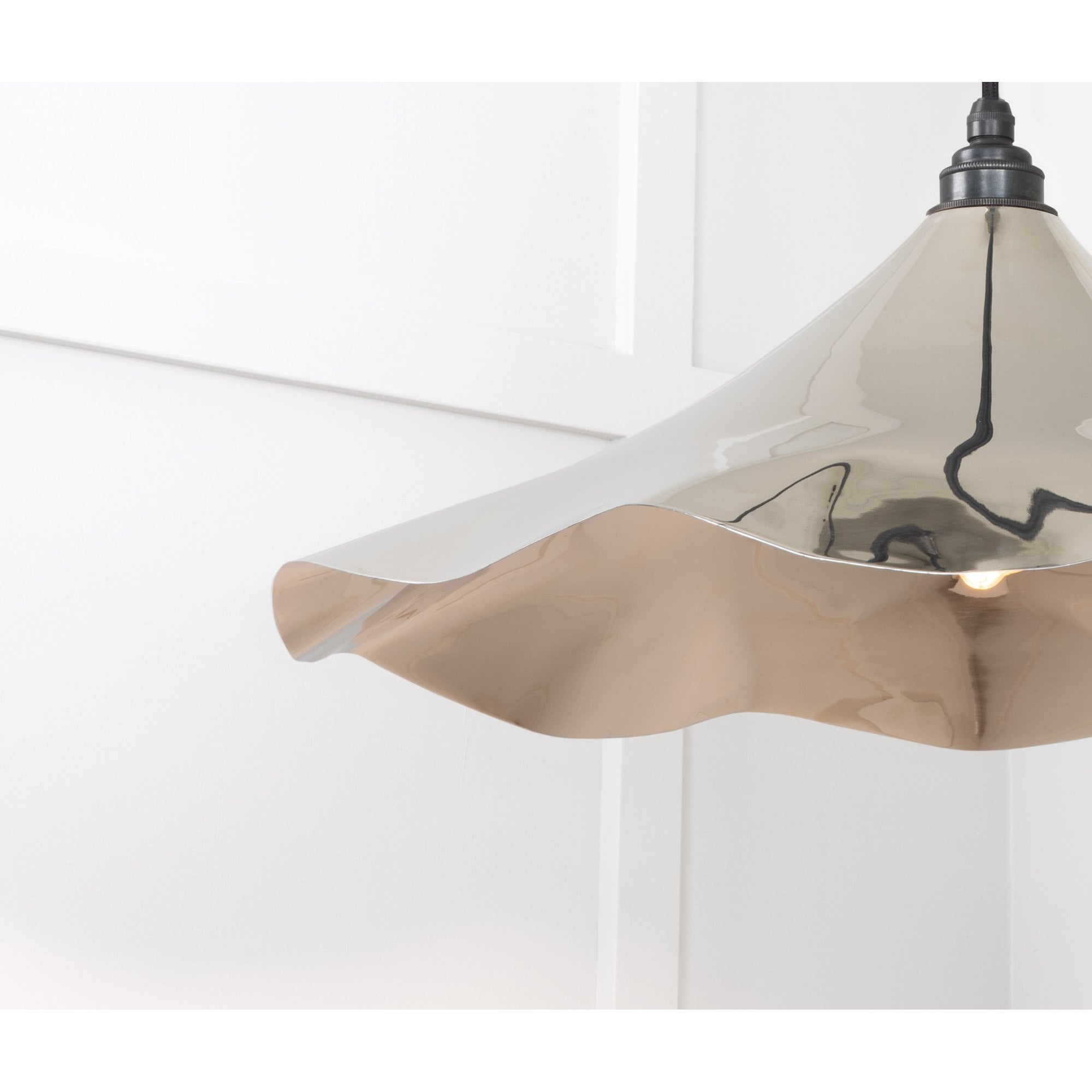 From The Anvil Smooth Nickel Flora Pendant