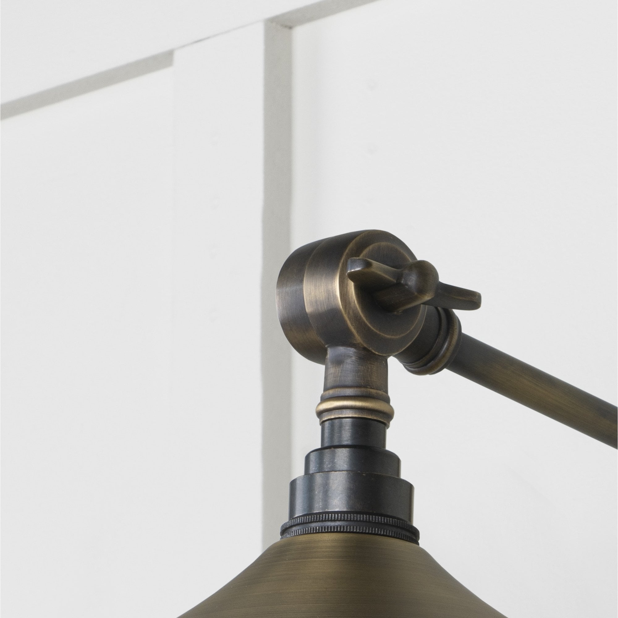 From The Anvil Aged Brass Flora Wall Light
