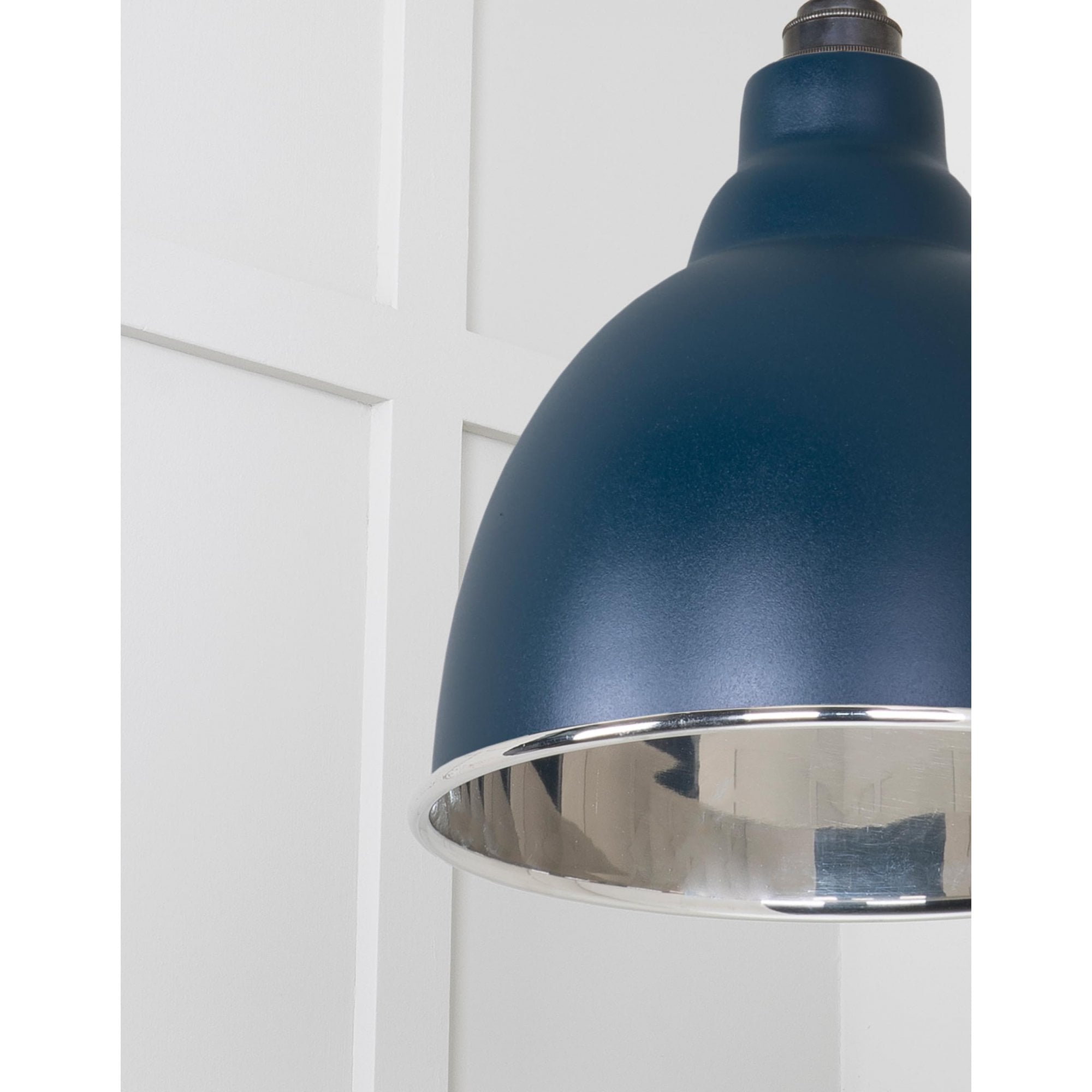From The Anvil Smooth Nickel Brindley Cluster Pendant - Dusk (Dark Blue/Grey)