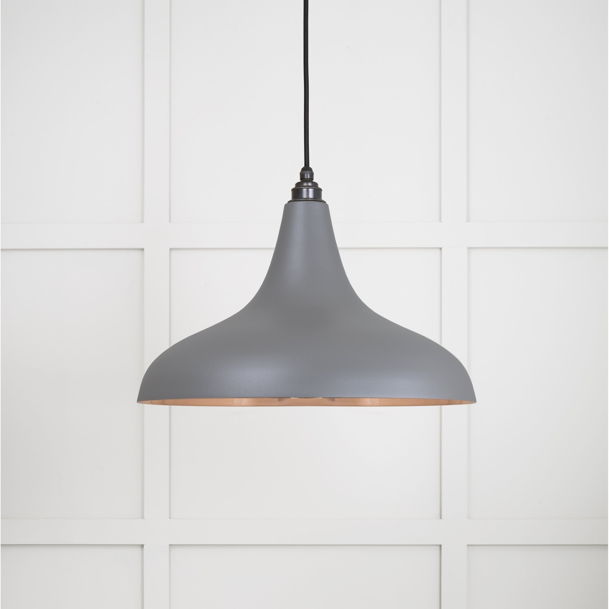From The Anvil Smooth Copper Frankley Pendant - Bluff (Warm Grey)