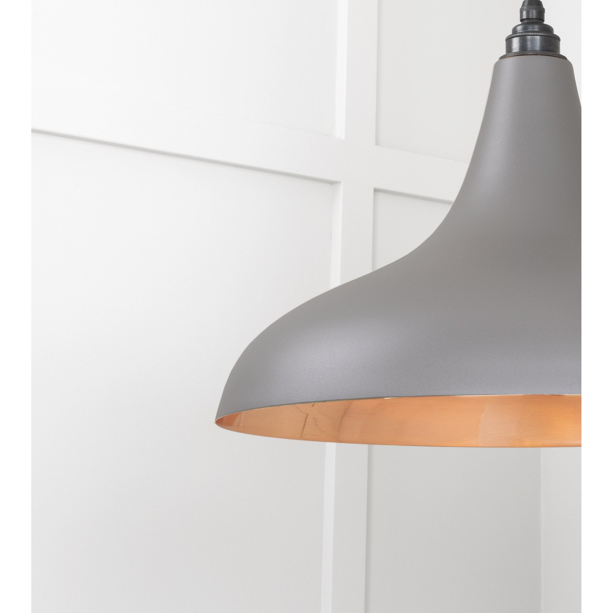 From The Anvil Smooth Copper Frankley Pendant - Bluff (Warm Grey)
