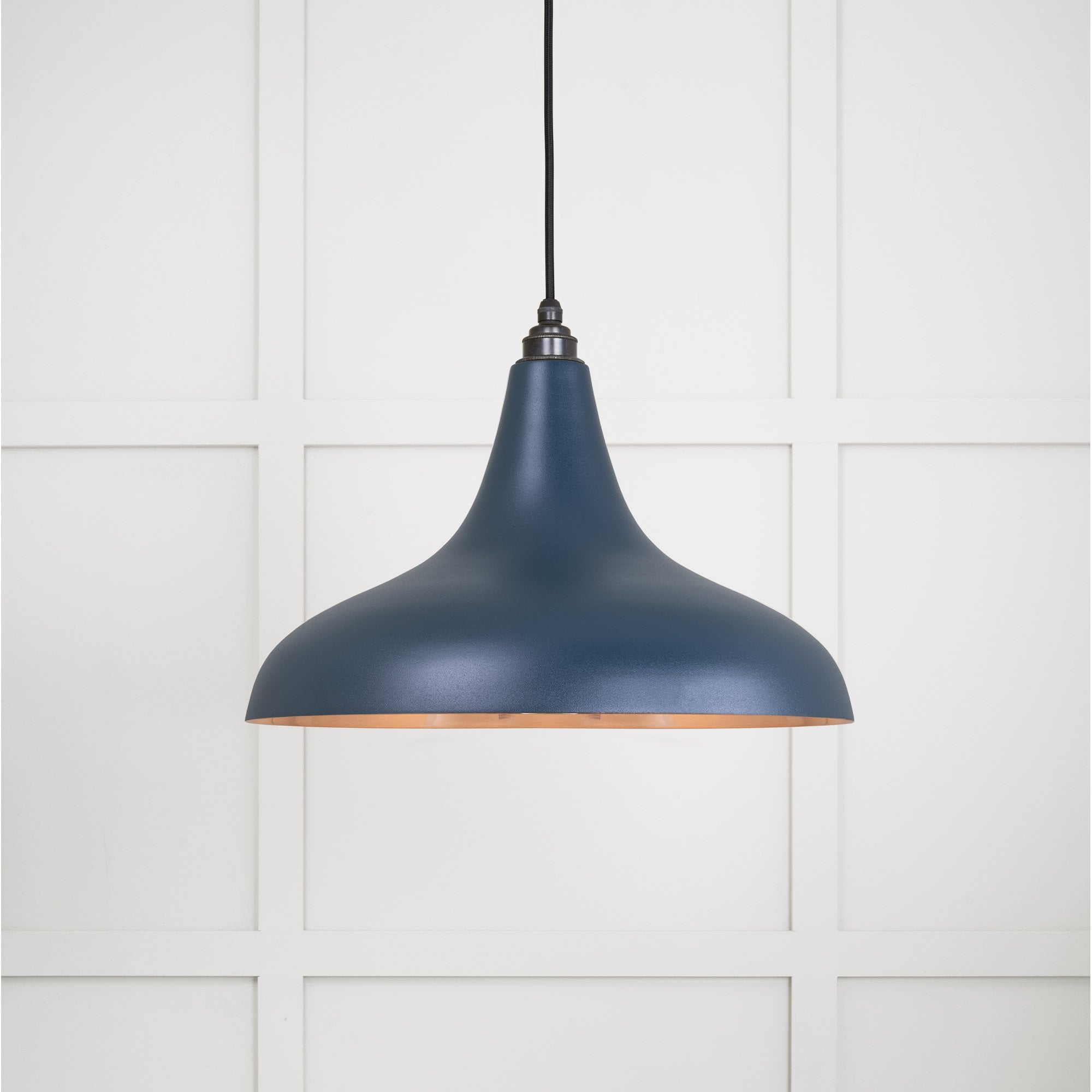 From The Anvil Smooth Copper Frankley Pendant - Dusk (Dark Blue/Grey)