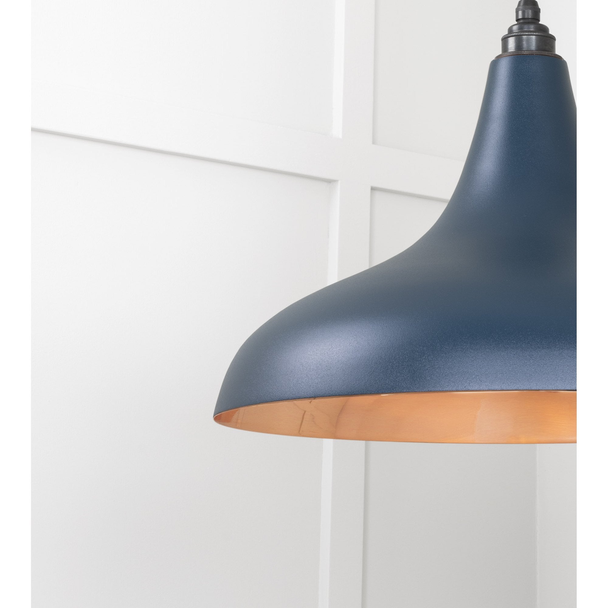 From The Anvil Smooth Copper Frankley Pendant - Dusk (Dark Blue/Grey)