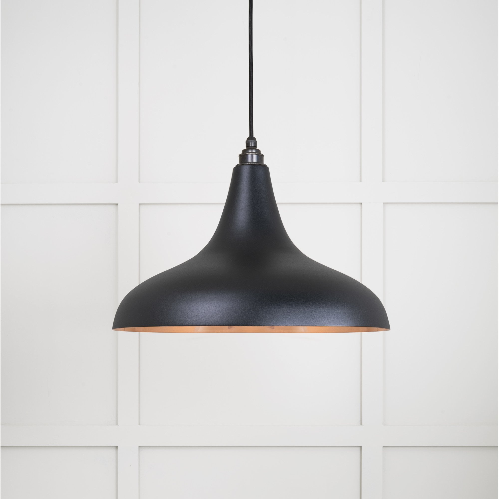 From The Anvil Smooth Copper Frankley Pendant - Elan Black