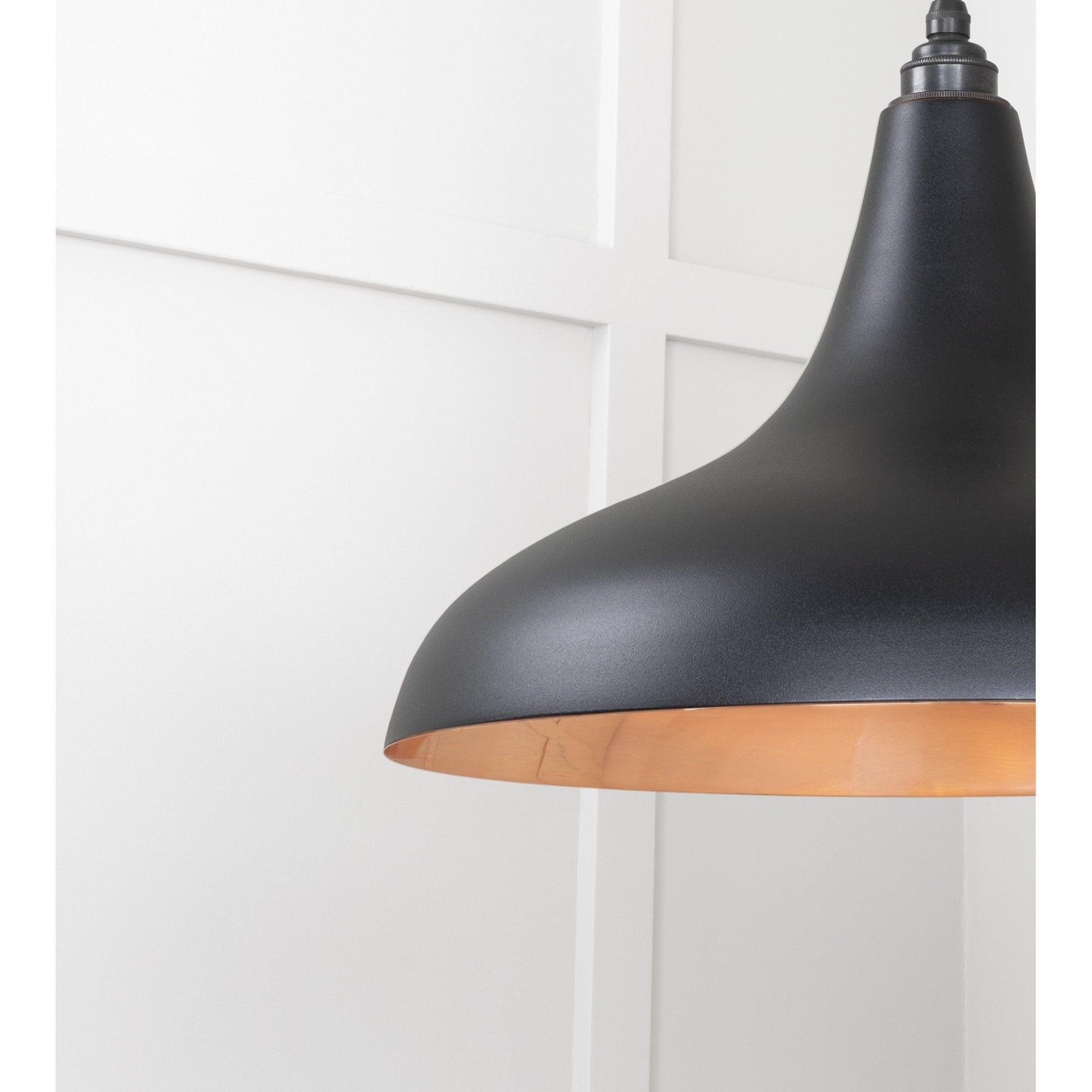 From The Anvil Smooth Copper Frankley Pendant - Elan Black