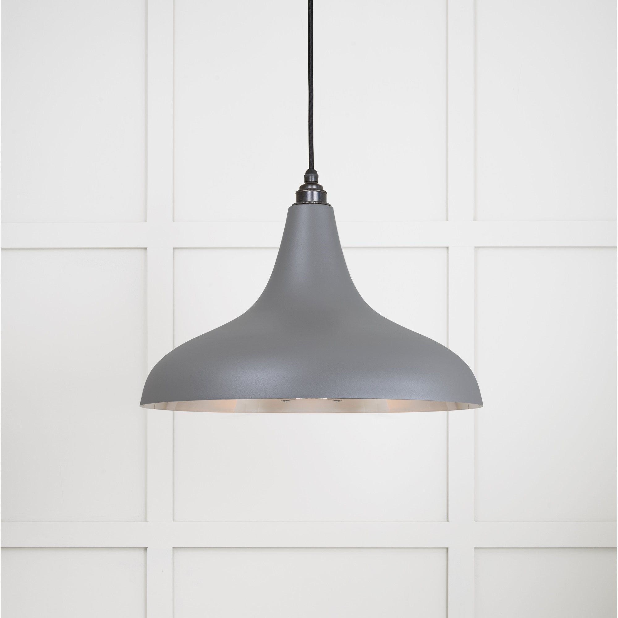 From The Anvil Smooth Nickel Frankley Pendant - Bluff (Warm Grey)