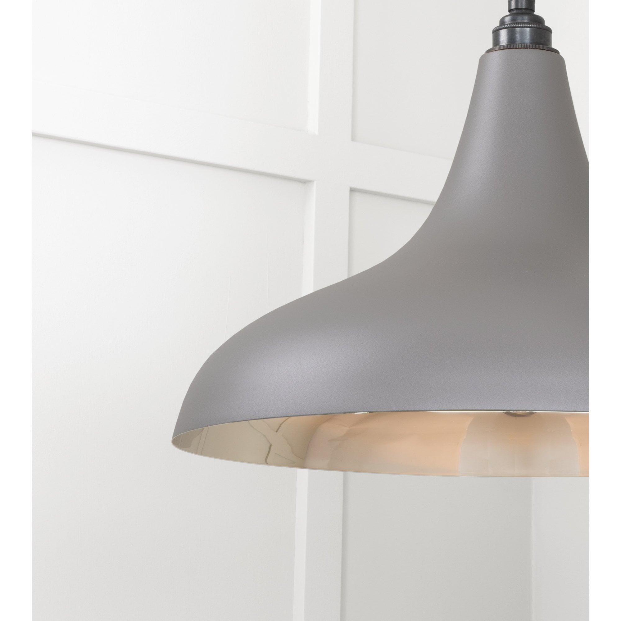 From The Anvil Smooth Nickel Frankley Pendant - Bluff (Warm Grey)