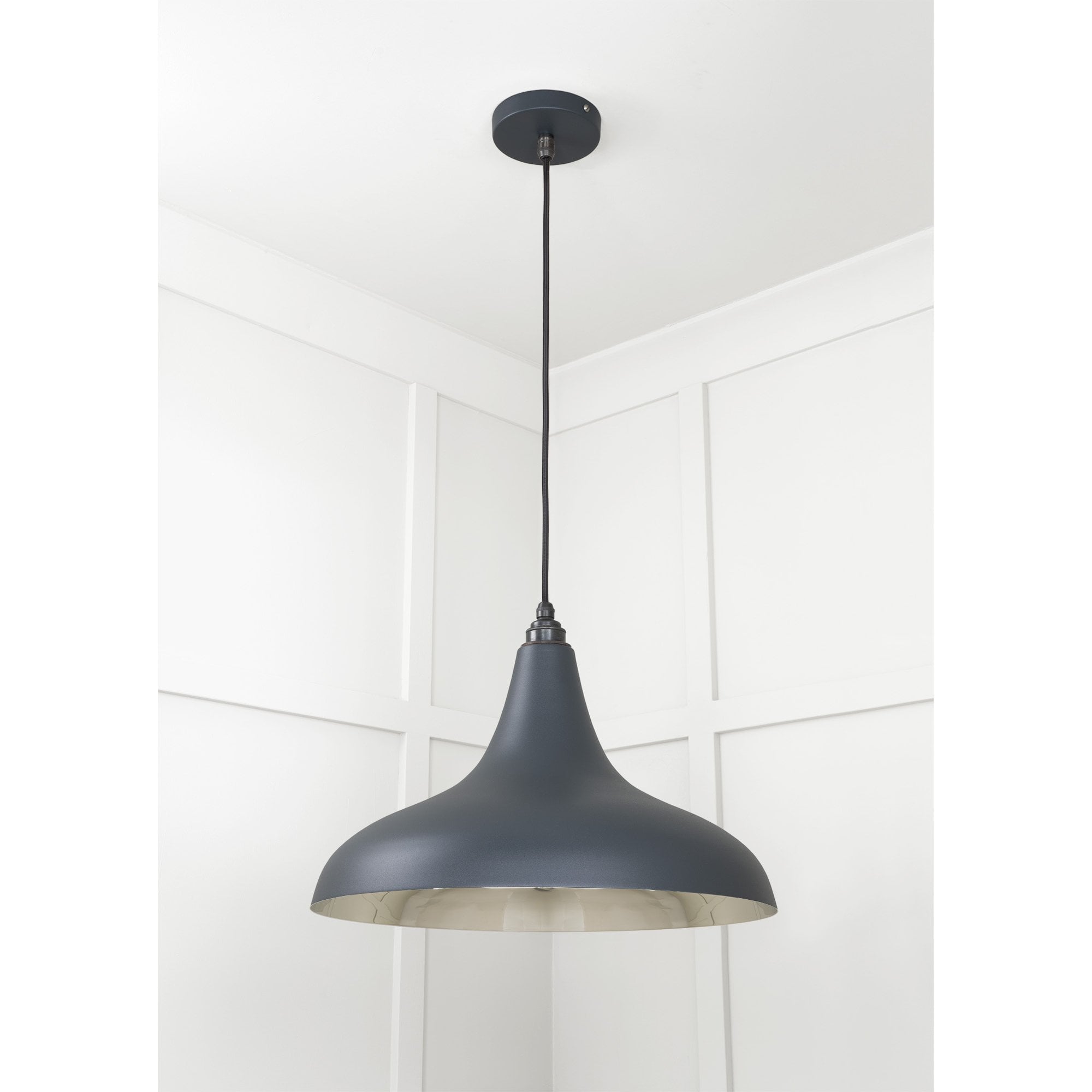From The Anvil Smooth Nickel Frankley Pendant - Soot (Dark Grey)