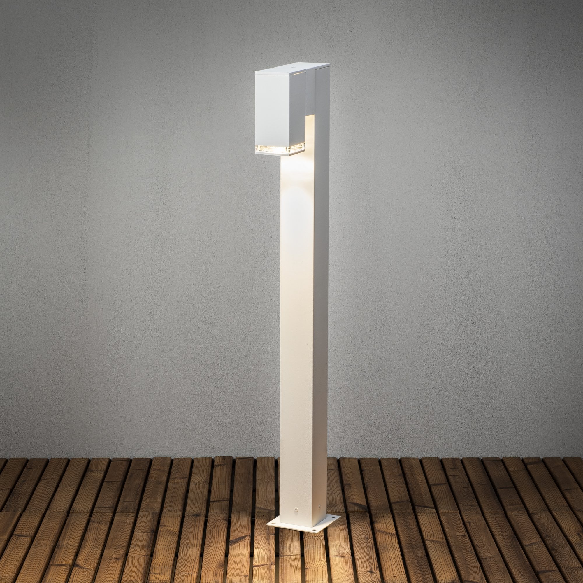 Konstsmide Pollux Short Pole Light - Matt White