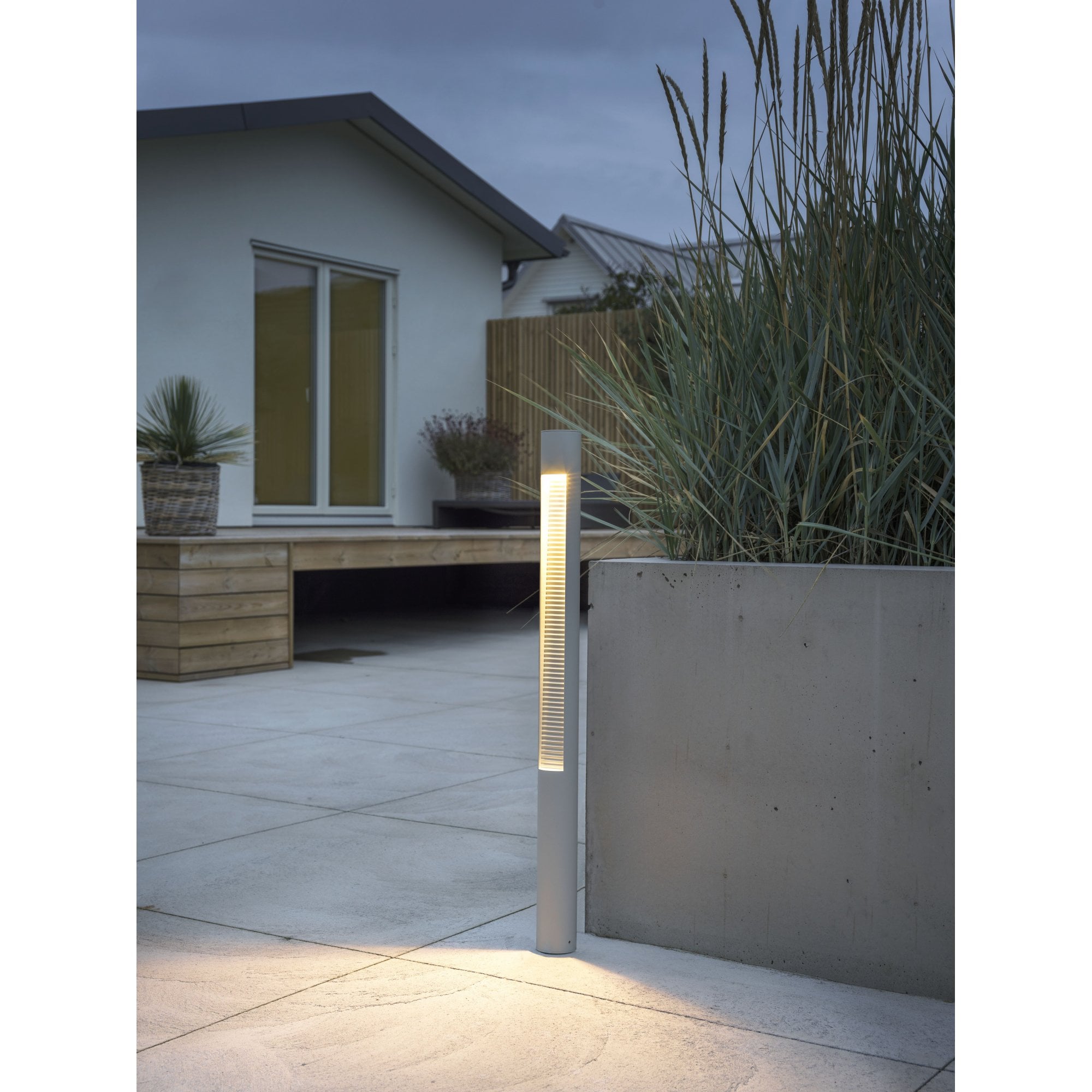 Konstsmide Udine LED Short Pole Light - White