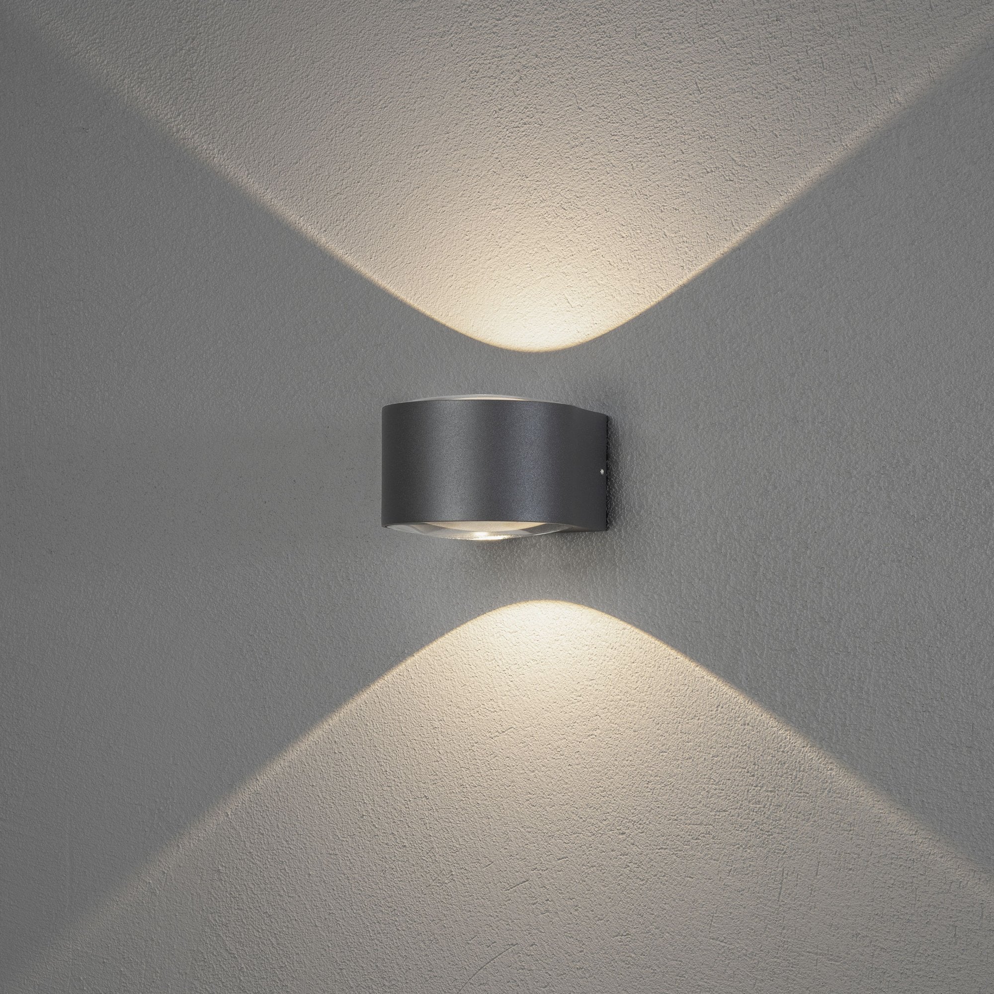 Konstsmide Gela LED Up/Down Wall Light - Anthracite