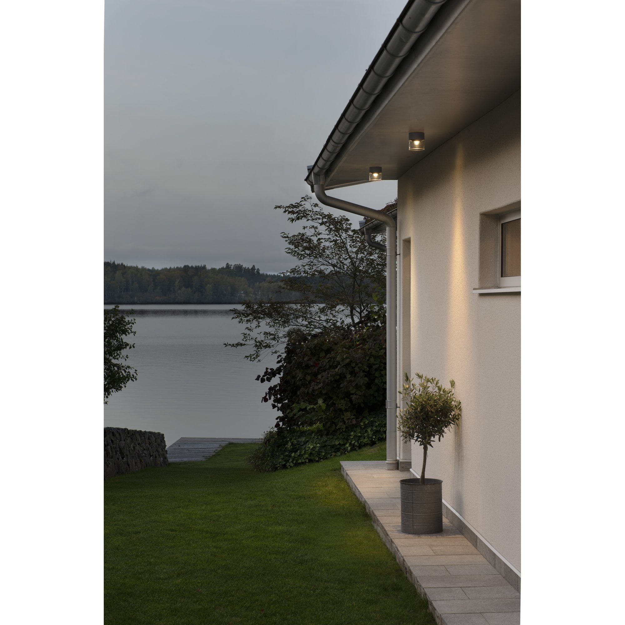 Konstsmide Verase Ceiling Light - Anthracite