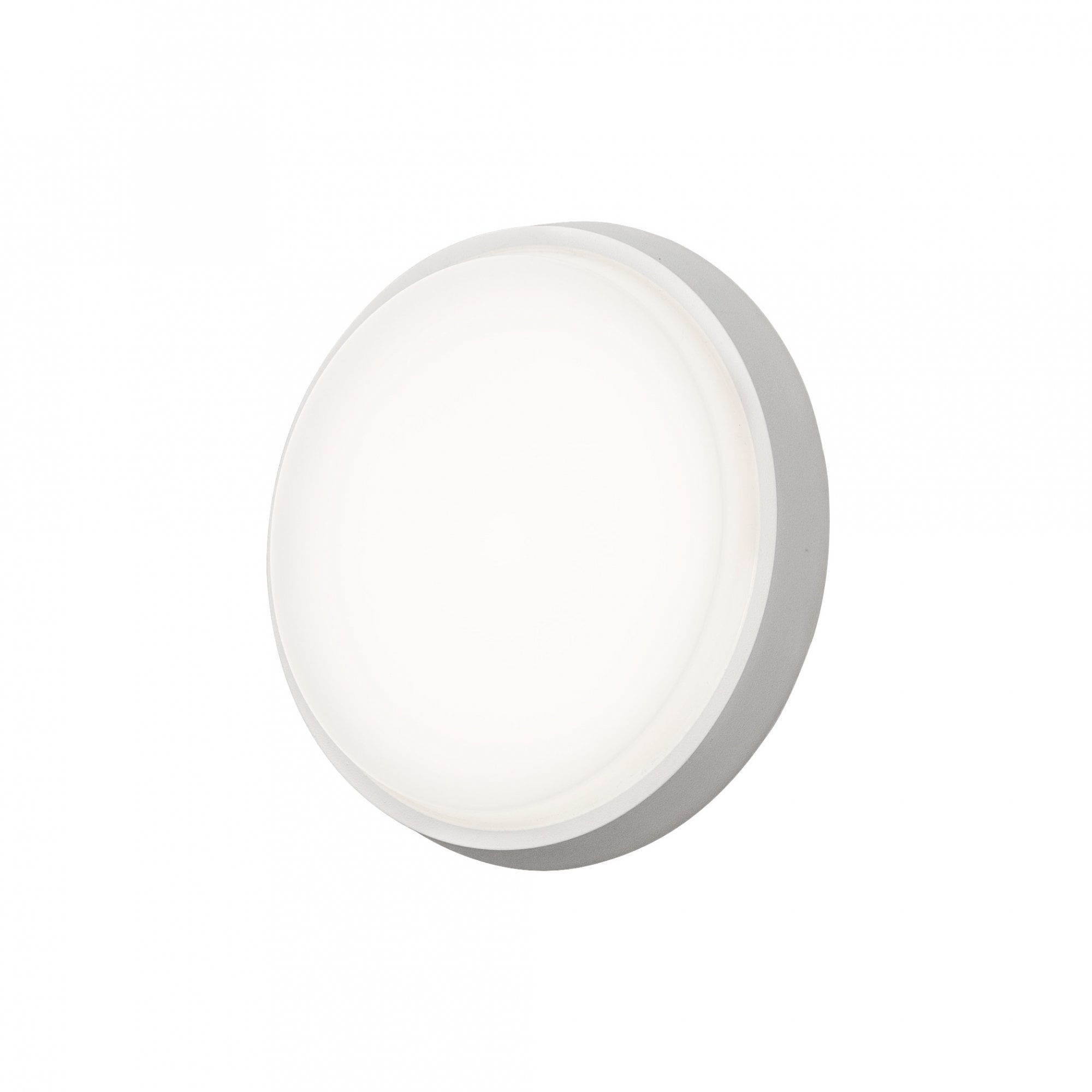 Konstsmide Casena Round LED Flush Fitting - Matt White