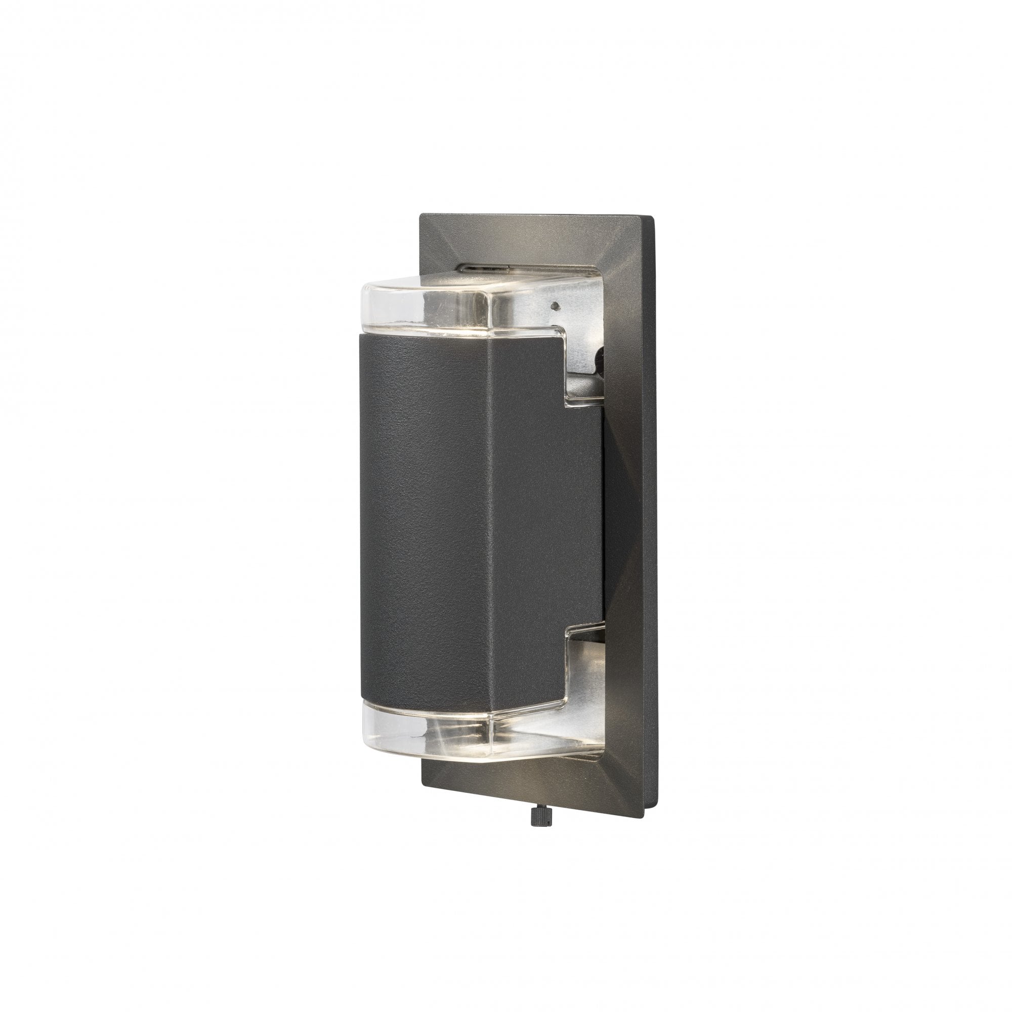 Konstsmide Potenza Up/Down Backplate Wall Light - Anthracite