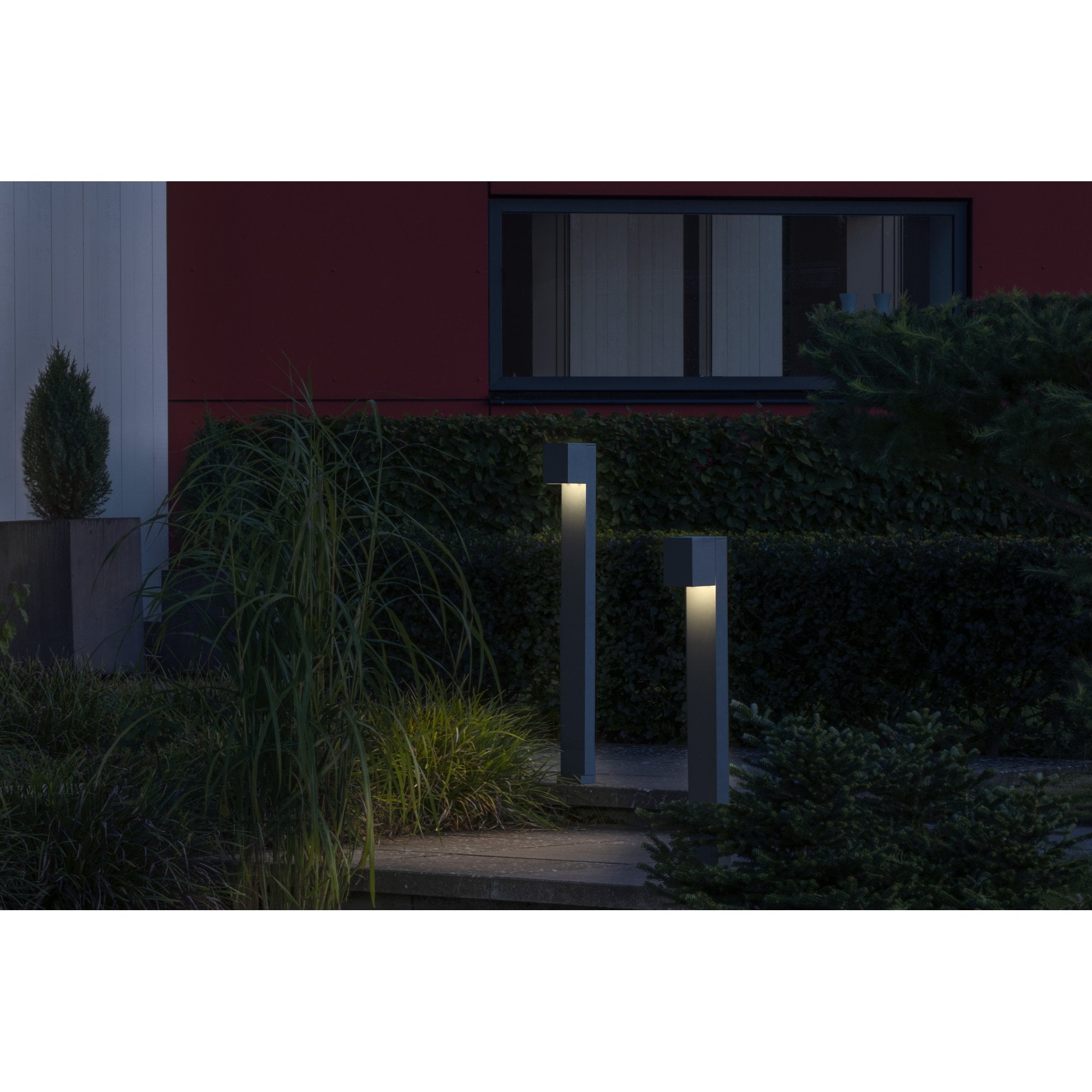 Konstsmide Cremona LED Short Post Light - Anthracite