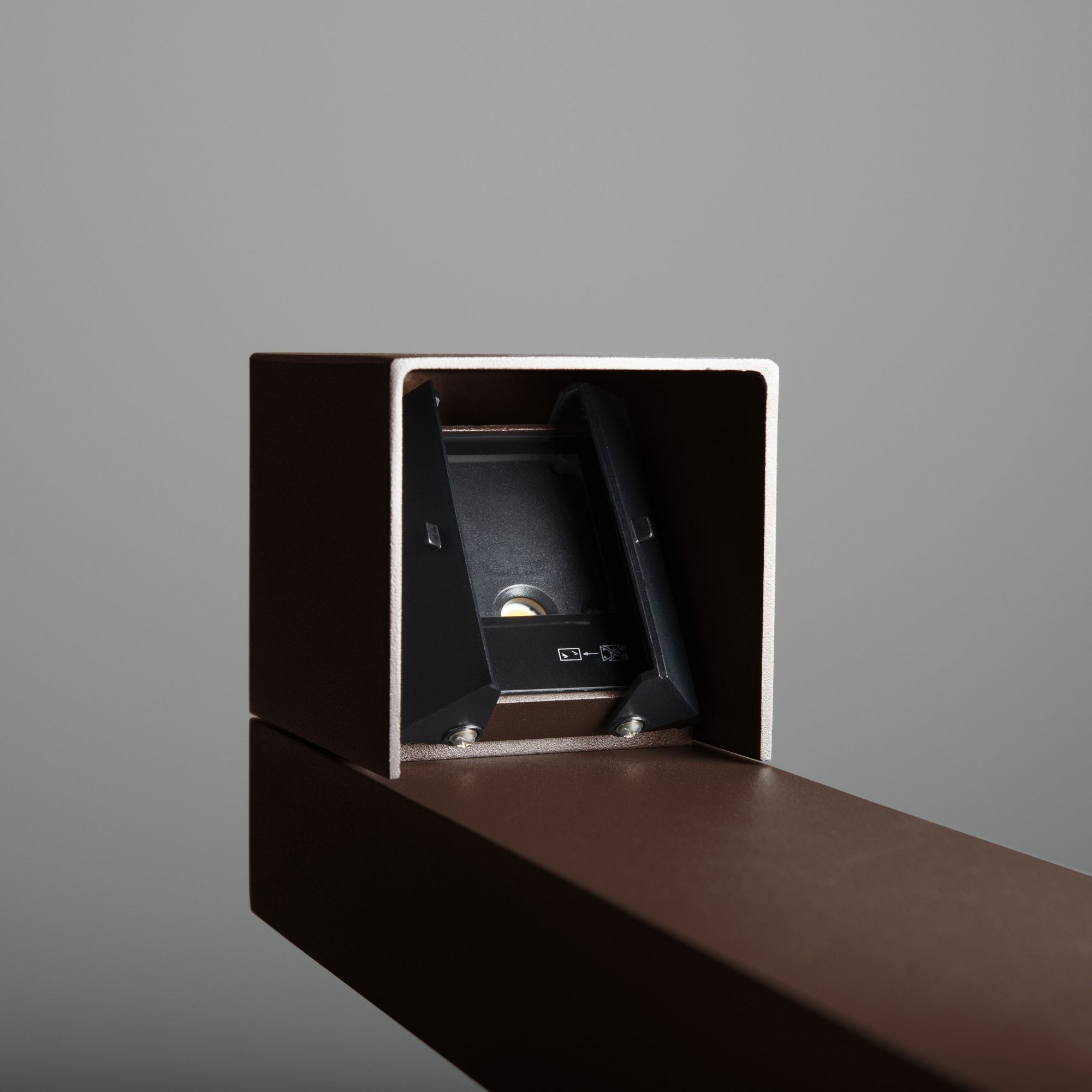 Konstsmide Cremona LED Short Post Light - Rust