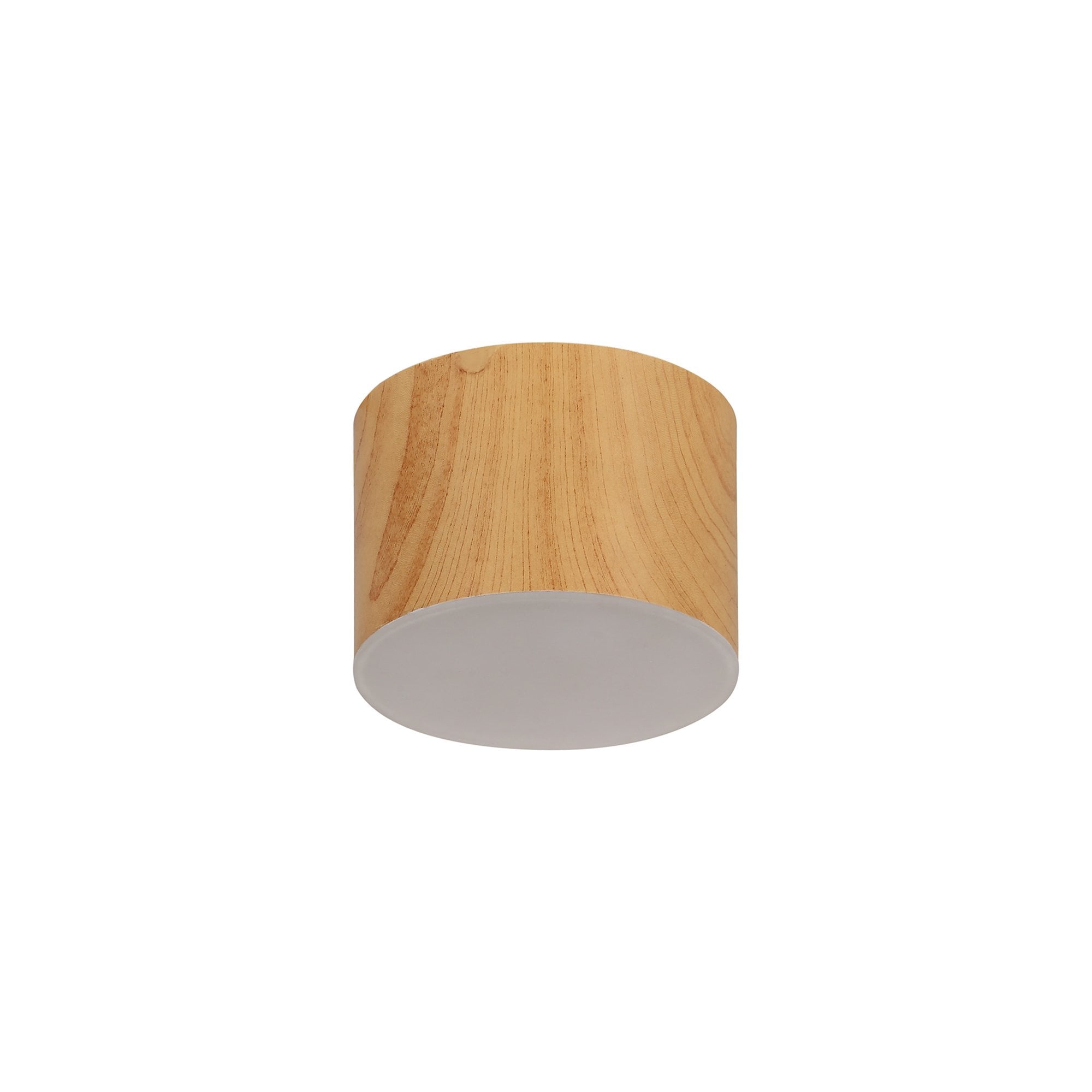 Fabula Priory Round LED Spotlight - Pine Wood